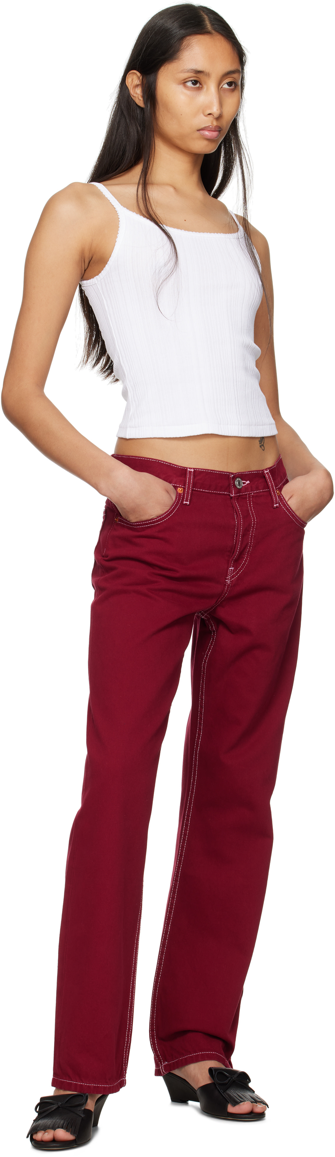 Re/Done - Jean Standard rouge