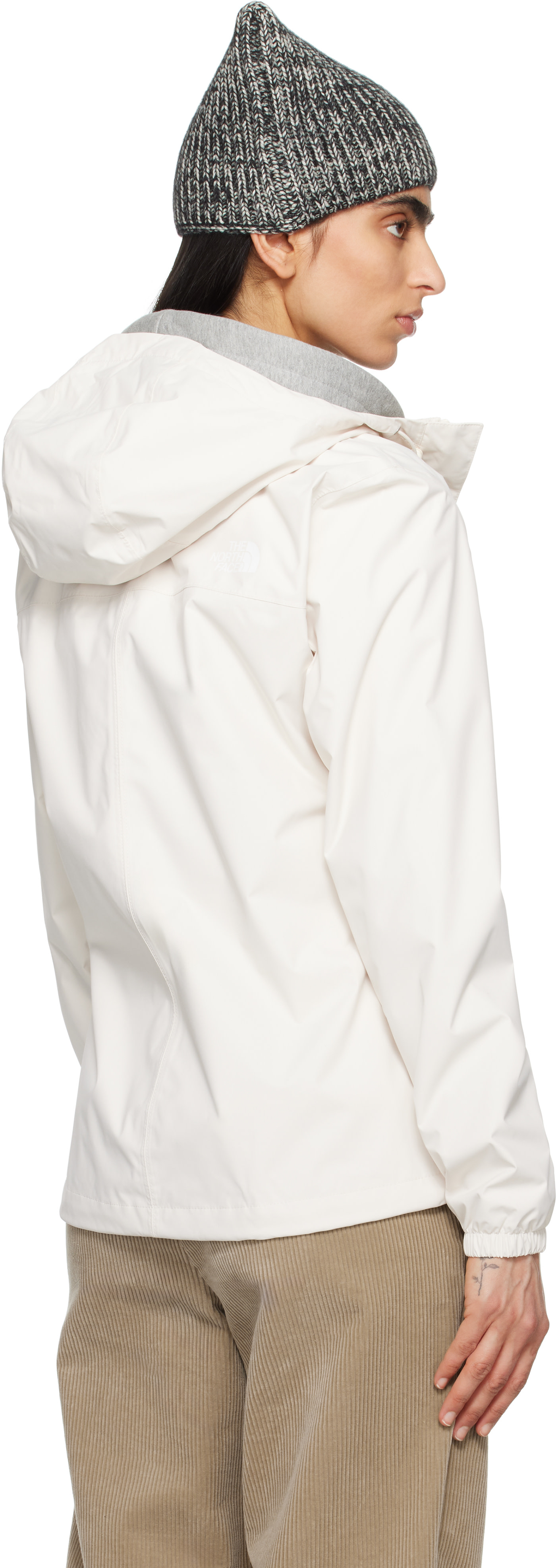 The North Face - Imperméable Antora blanc cassé