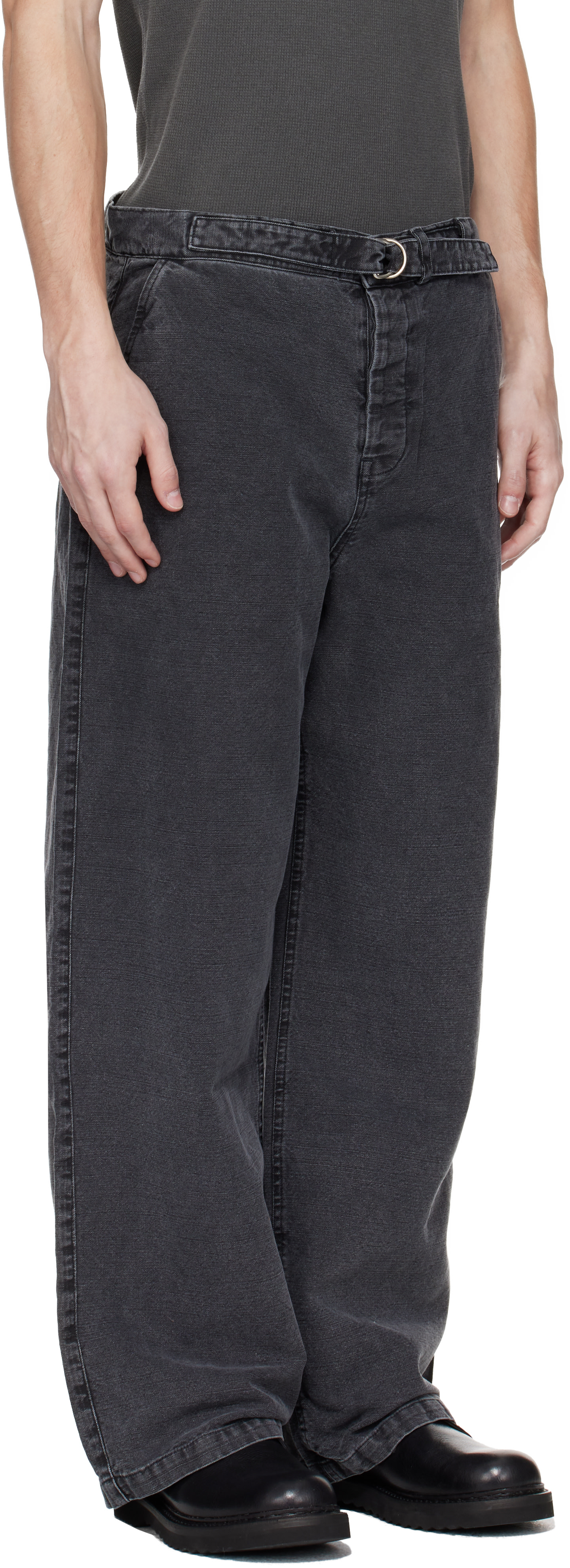 OUR LEGACY: Gray Stern Chino Trousers | SSENSE