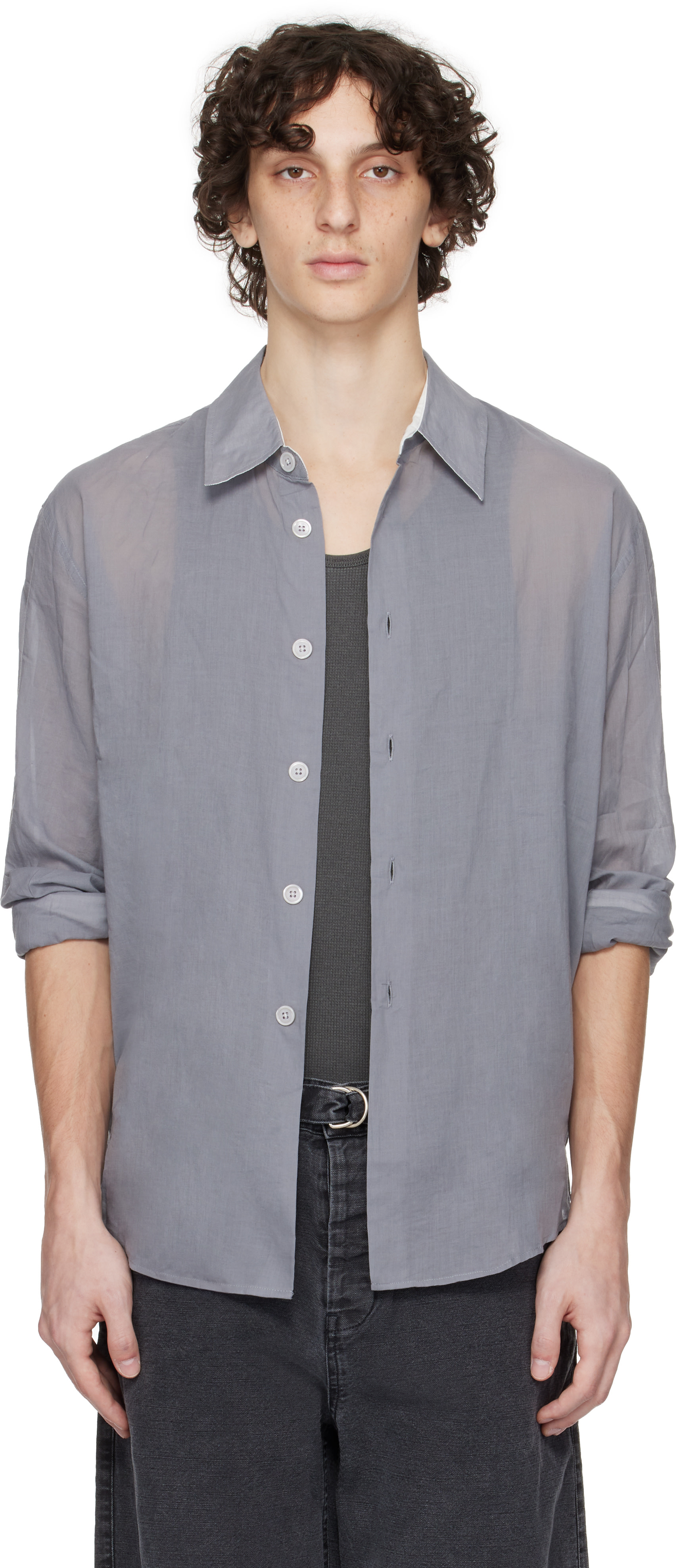 OUR LEGACY: Gray Beyond Shirt | SSENSE