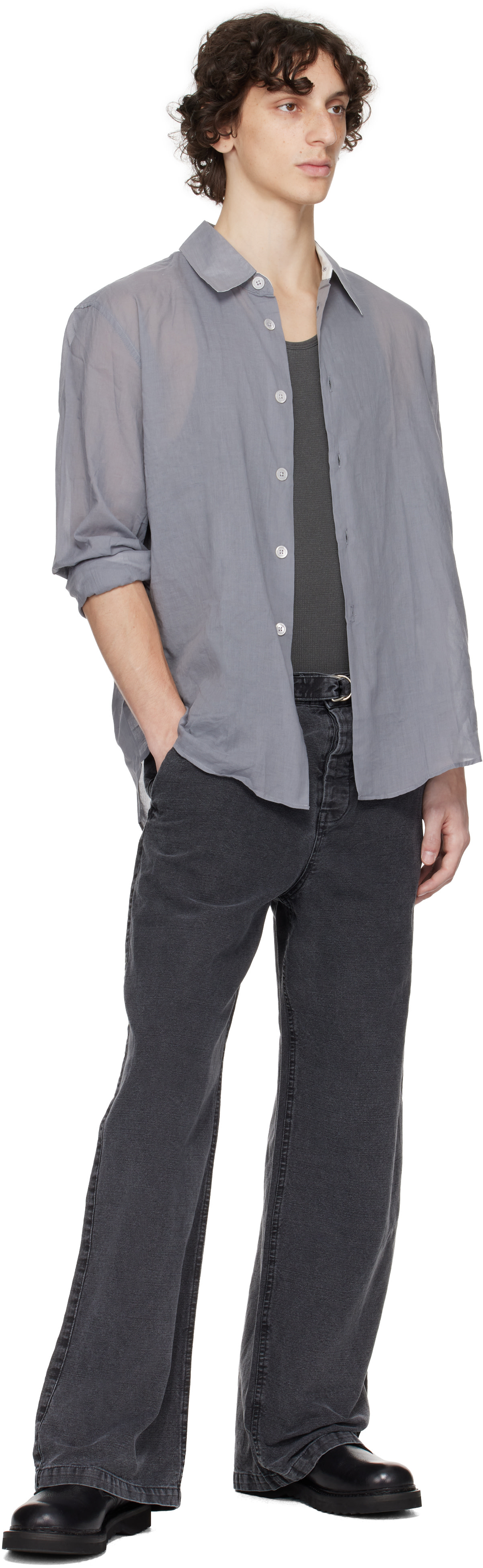 OUR LEGACY: Gray Beyond Shirt | SSENSE