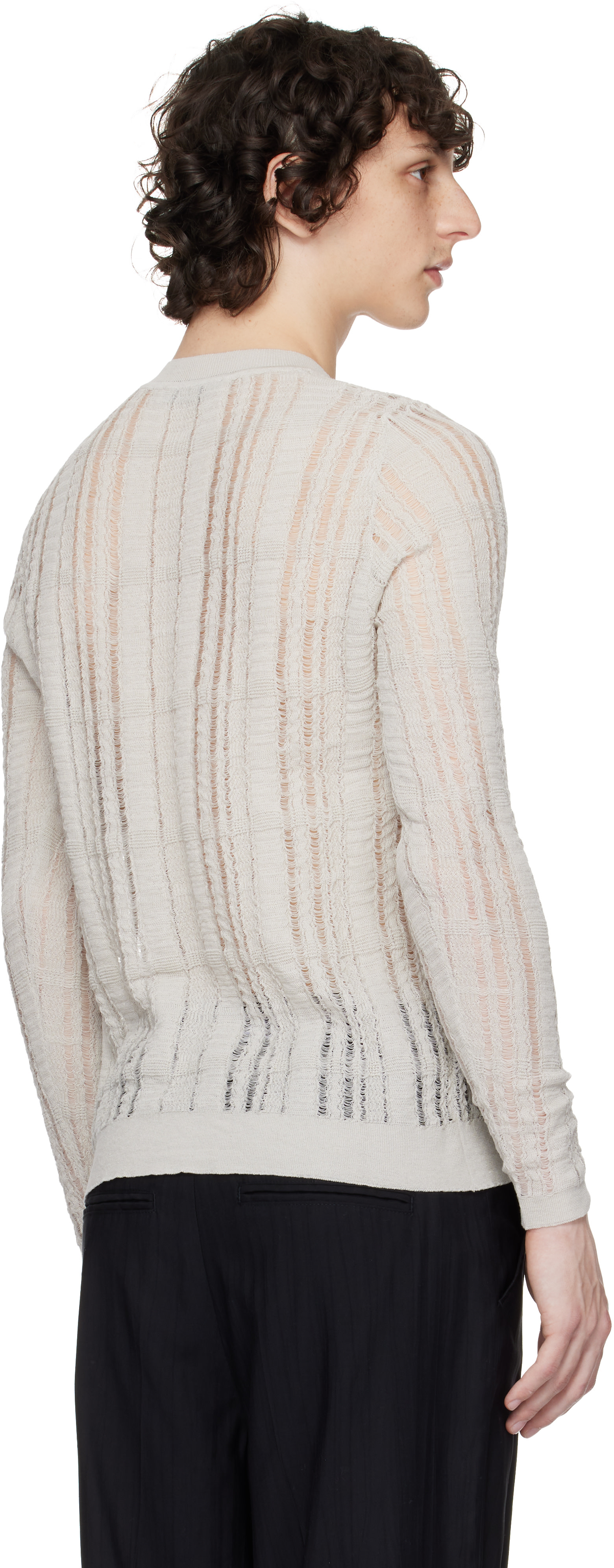 OUR LEGACY - Pull Formal gris