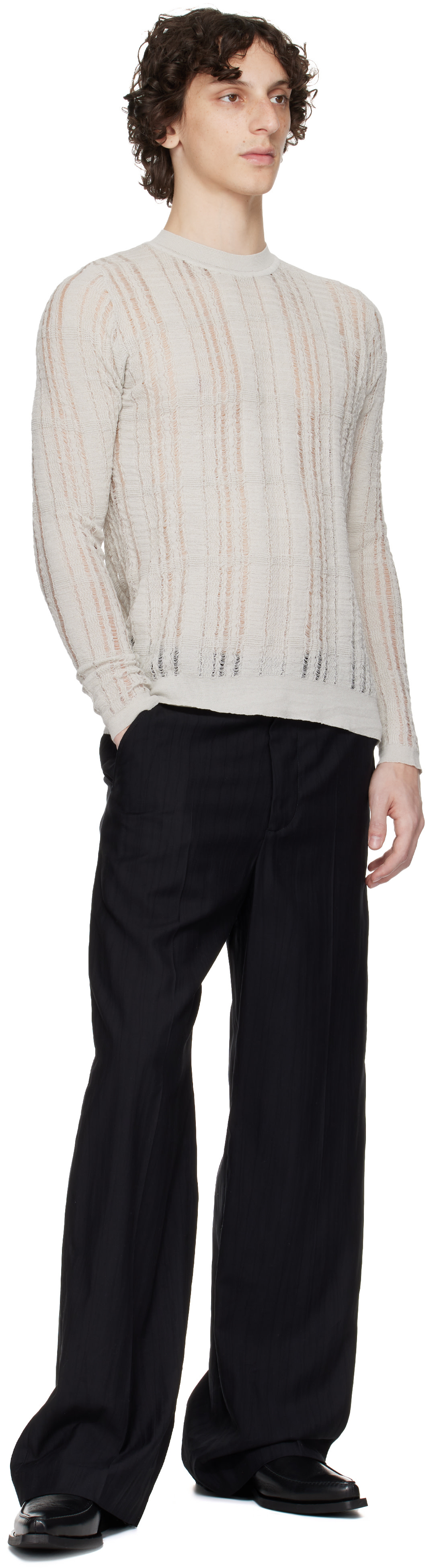 OUR LEGACY - Pull Formal gris