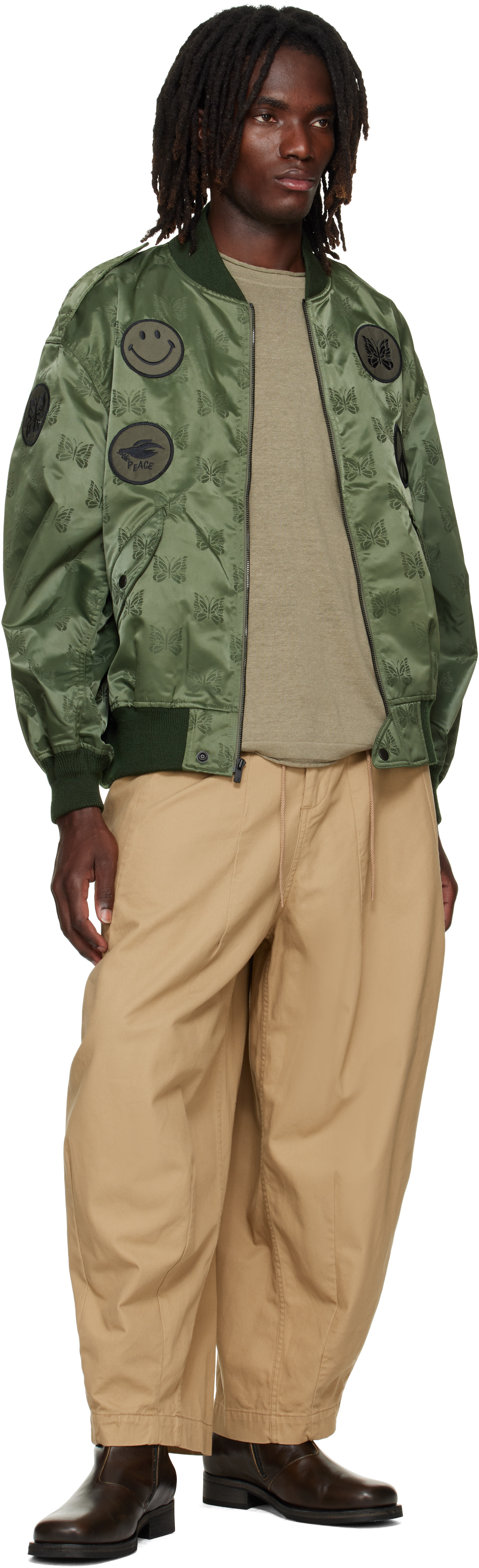 NEEDLES - Khaki L2-B Bomber Jacket