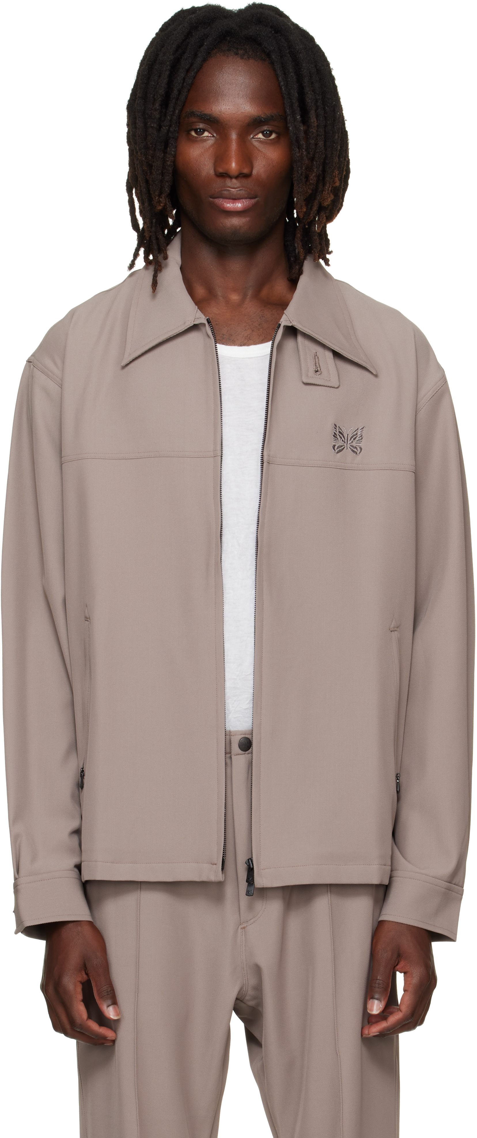 Needles - 灰褐色 Cavalry Twill Sport 夹克