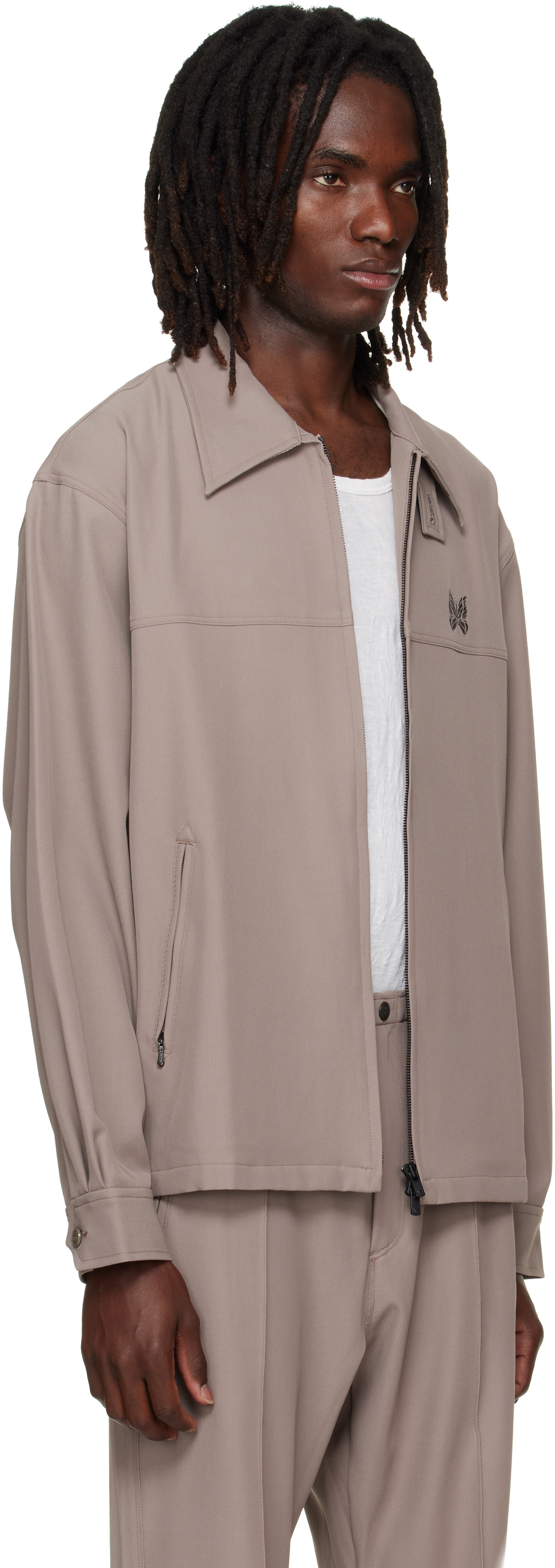 Needles - 灰褐色 Cavalry Twill Sport 夹克