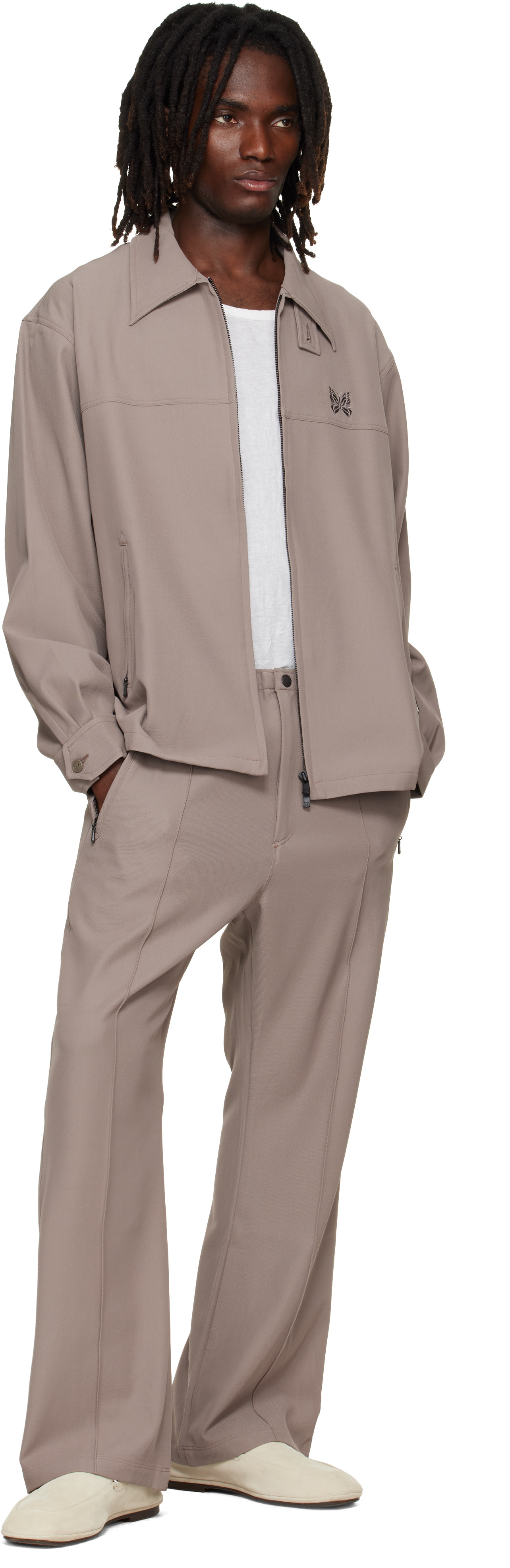 Needles - 灰褐色 Cavalry Twill Sport 夹克