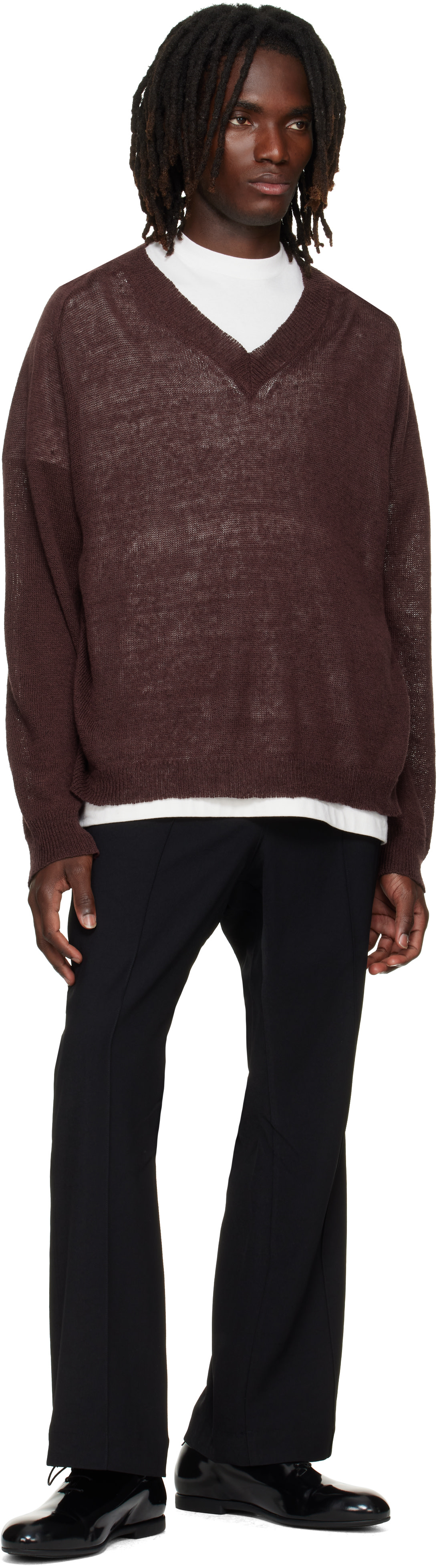 NEEDLES: Black Poly Twill Western Leisure Trousers | SSENSE United