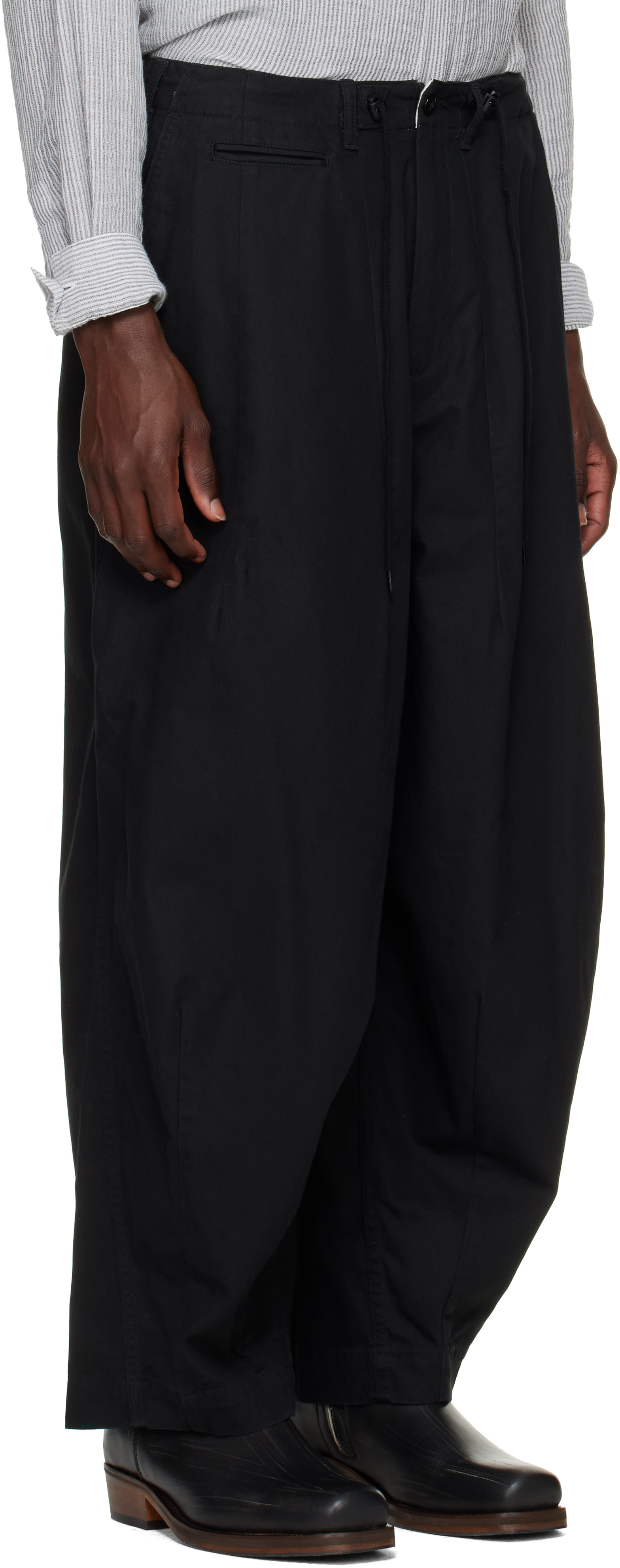 NEEDLES - Pantalon militaire H.D. noir
