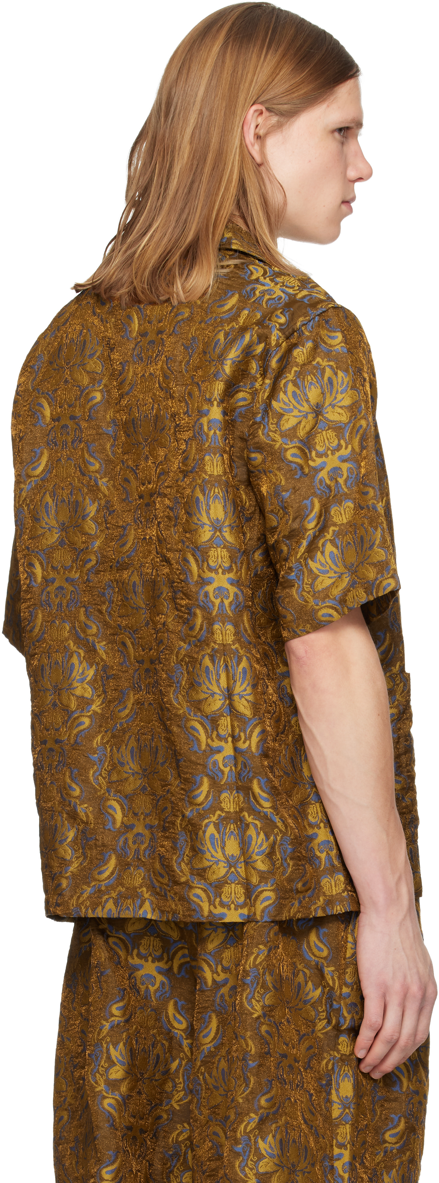 NEEDLES: Brown Kae Tanaka Edition Cabana Shirt | SSENSE