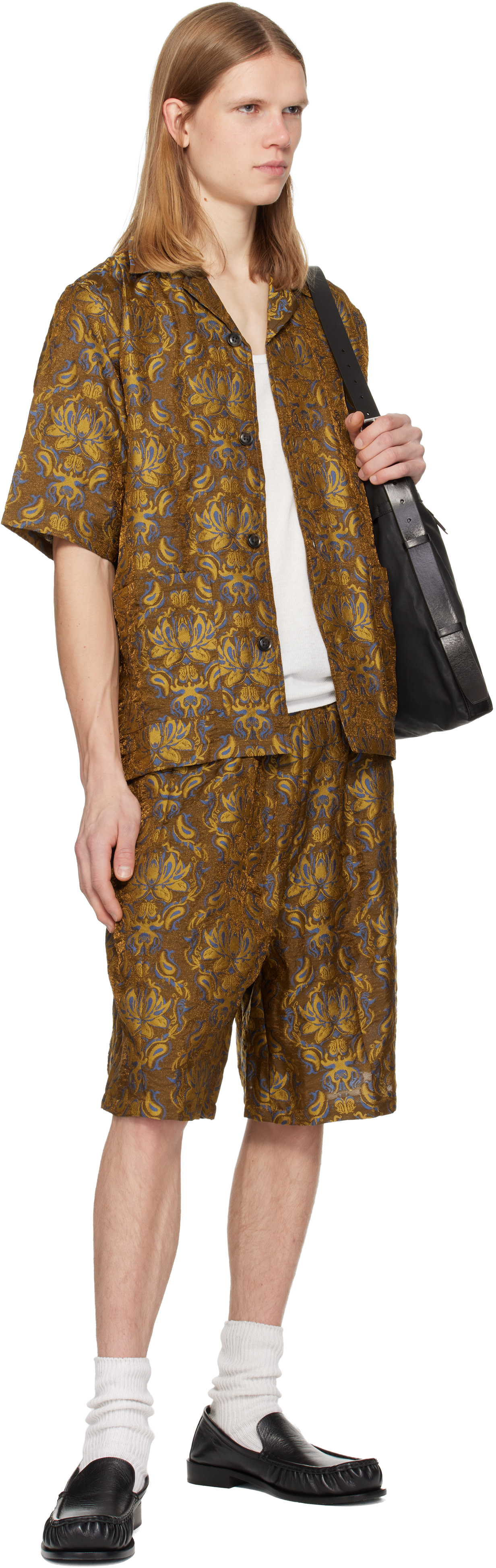 NEEDLES: Brown Kae Tanaka Edition Cabana Shirt | SSENSE