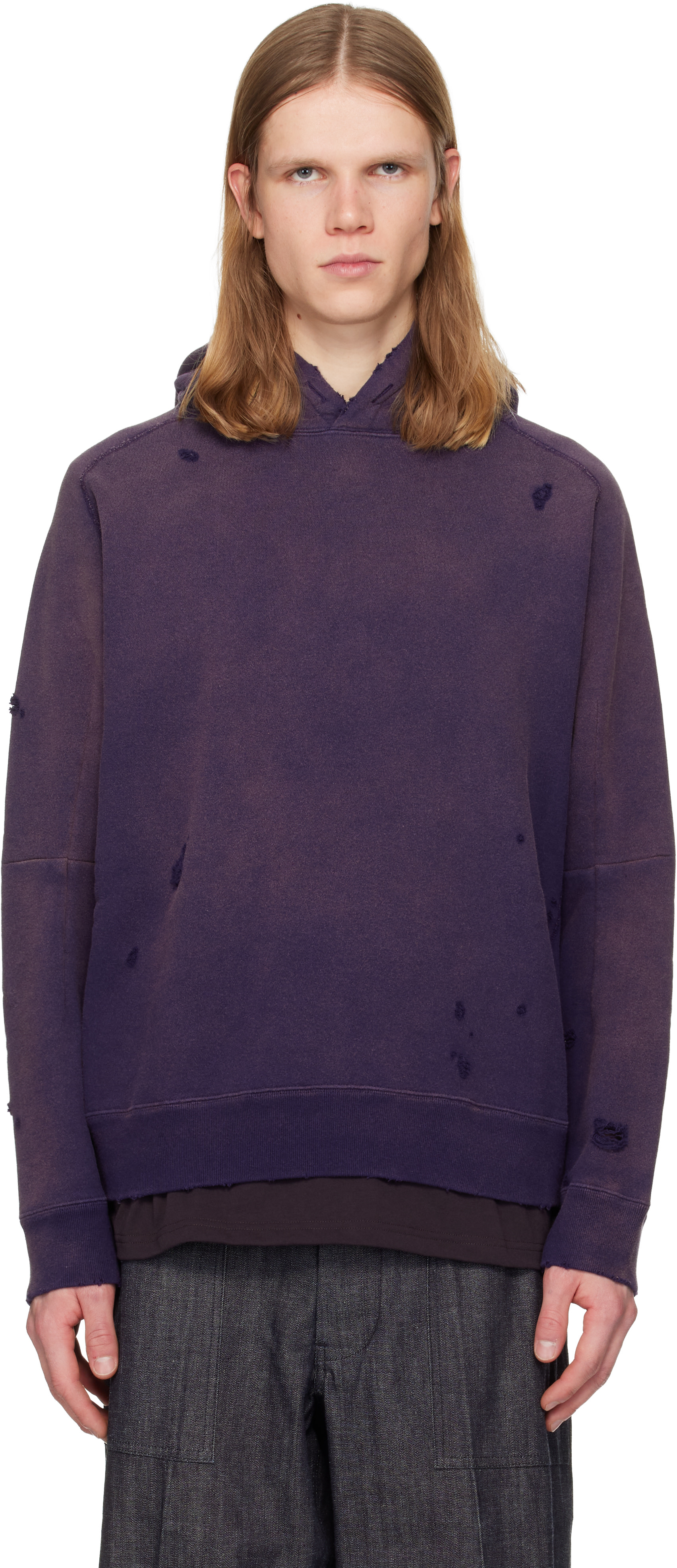 NEEDLES: Purple Darts Sweat Hoodie | SSENSE Italy