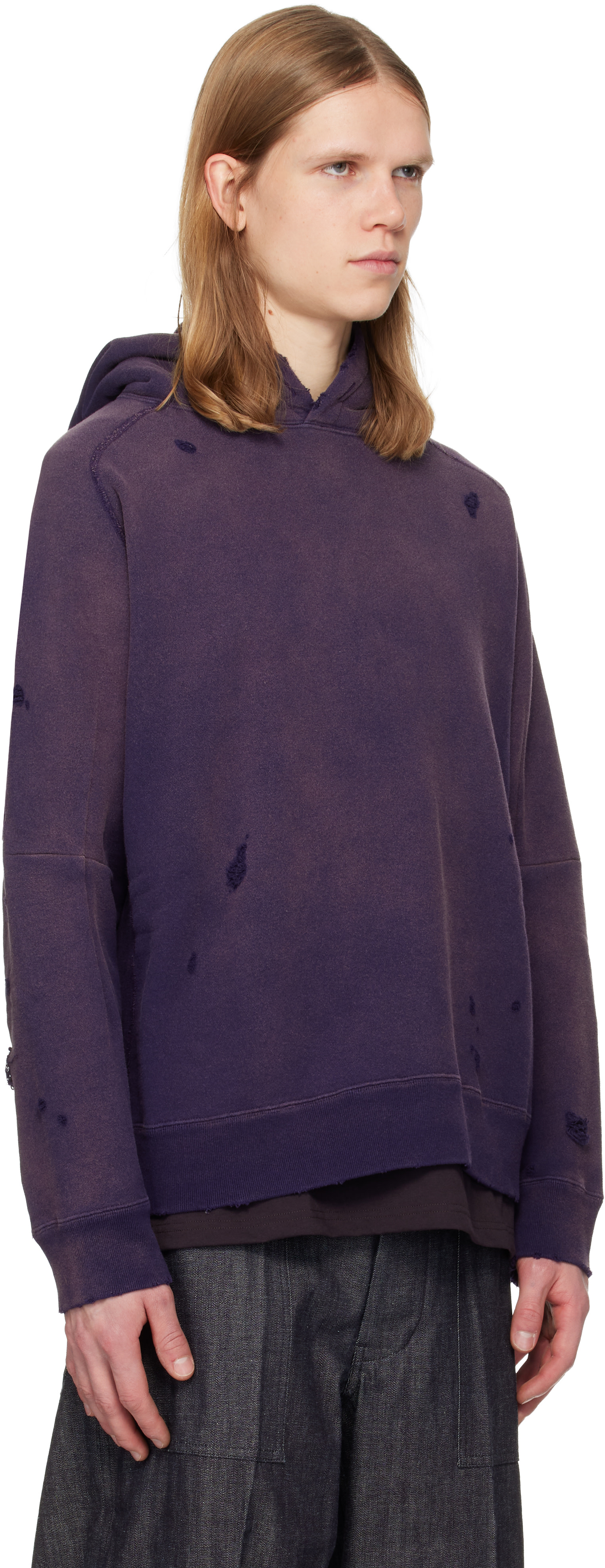 NEEDLES: Purple Darts Sweat Hoodie | SSENSE