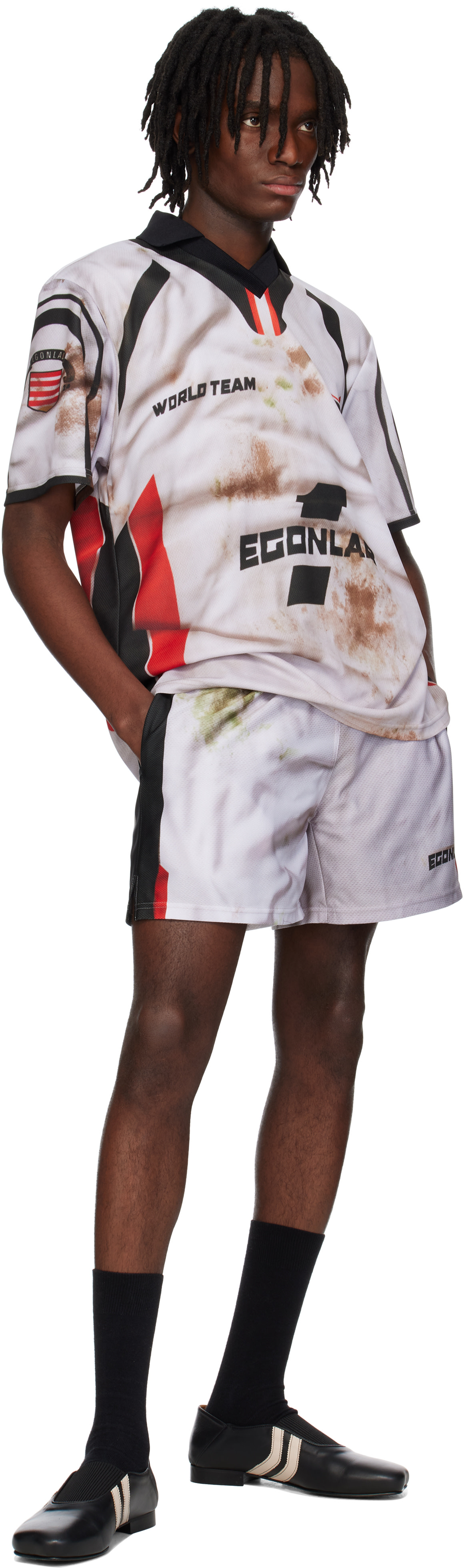 EGONlab - Short de sport gris