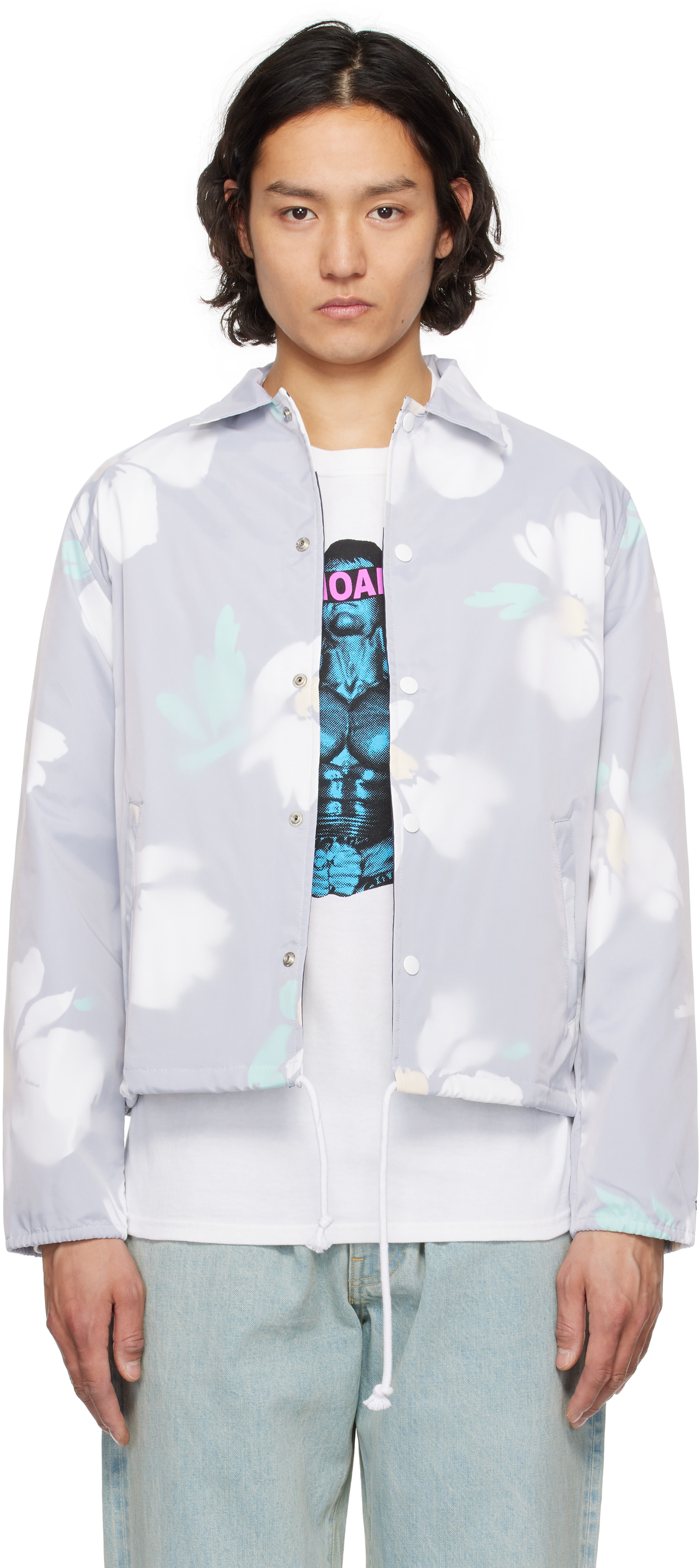 Noah NYC - Blouson Outrigger bleu