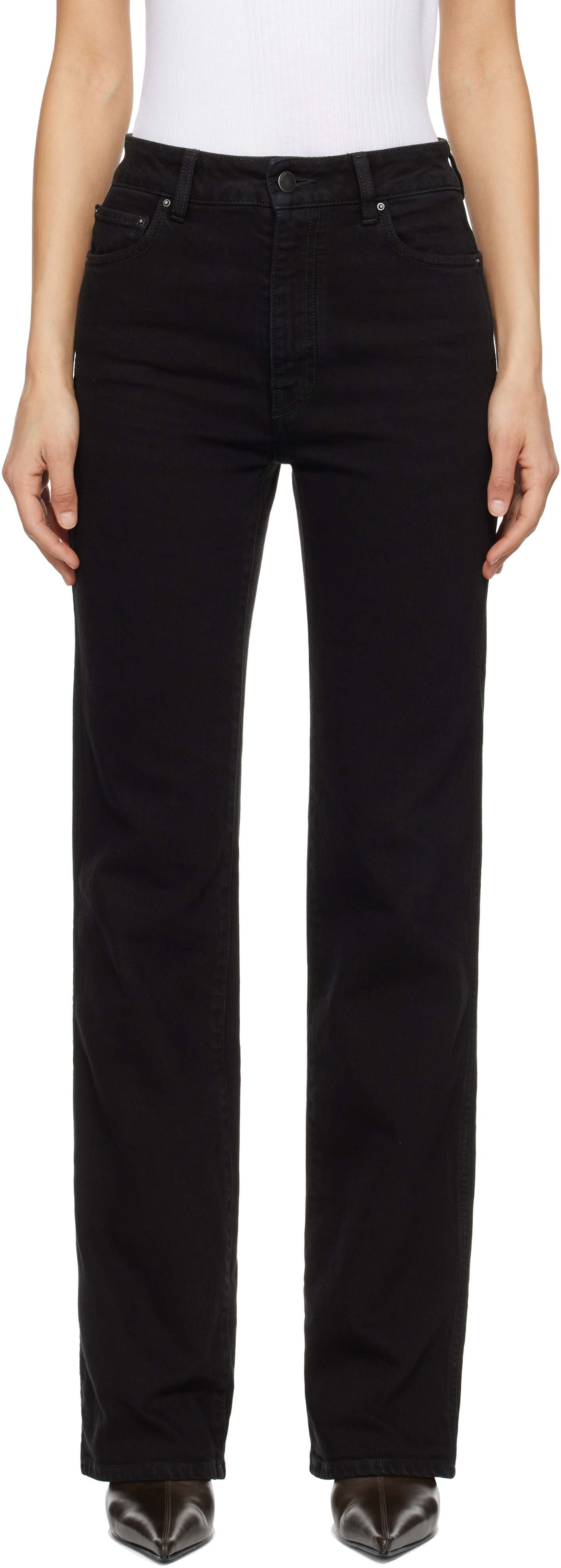 AMIRI: Black MA Quad Patch Slim Jeans | SSENSE