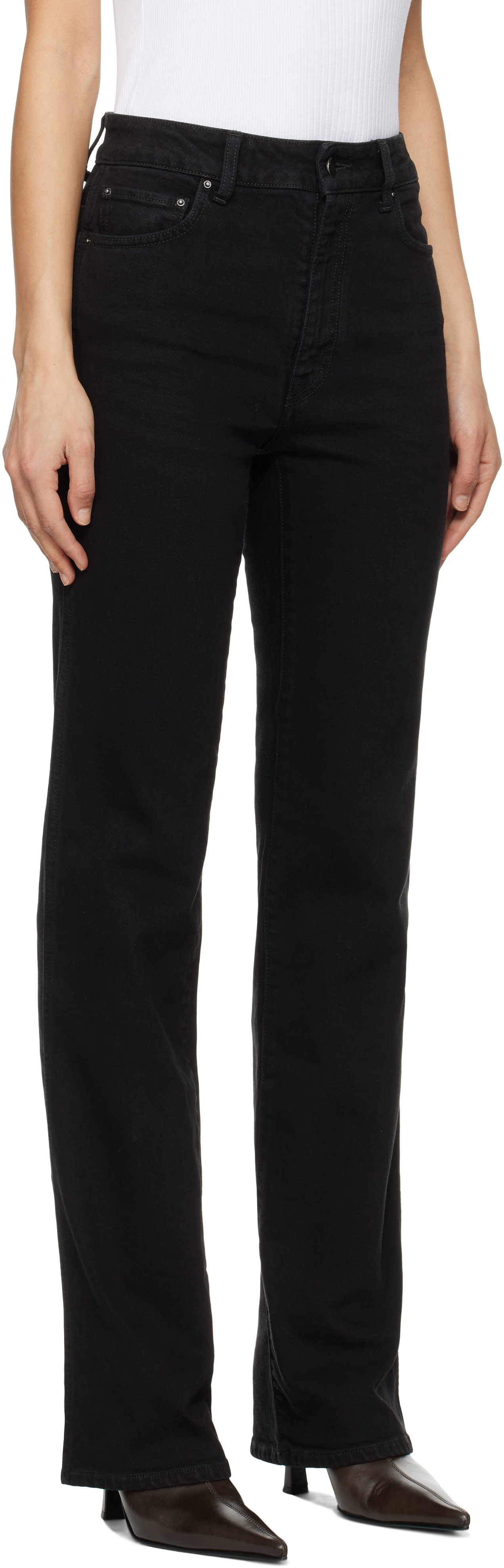 AMIRI: Black MA Quad Patch Slim Jeans | SSENSE