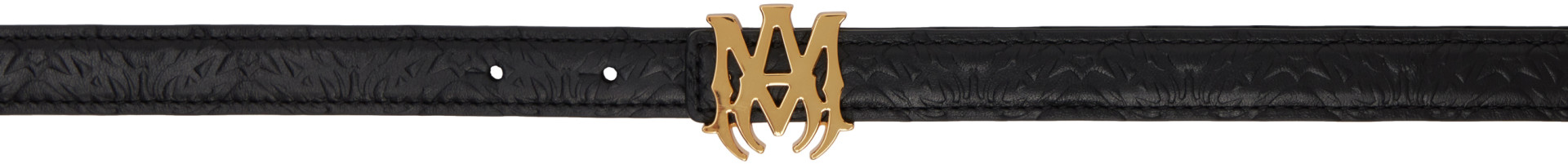 AMIRI - Black 'MA' Quad Belt