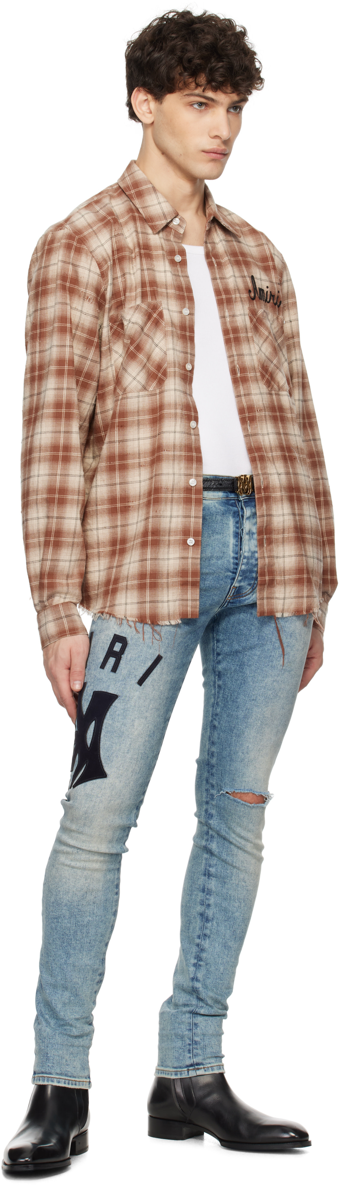 AMIRI - Black 'MA' Quad Belt
