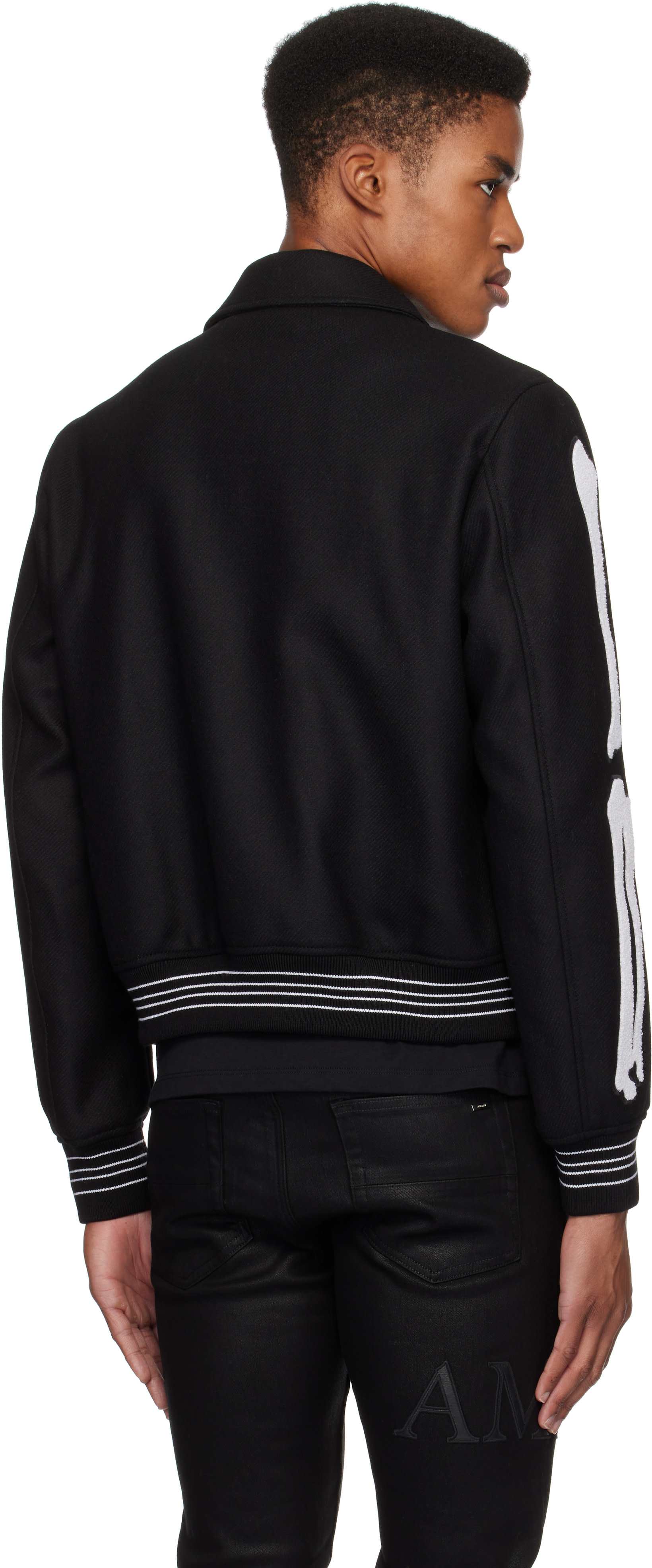 AMIRI - Black Bones Bomber Jacket