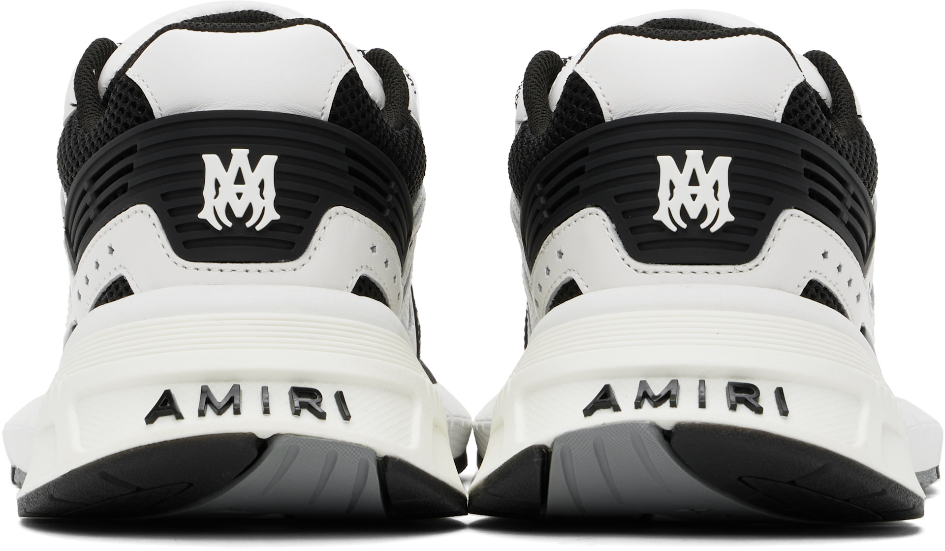 AMIRI: ホワイト＆ブラック MA Runner スニーカー | SSENSE 日本