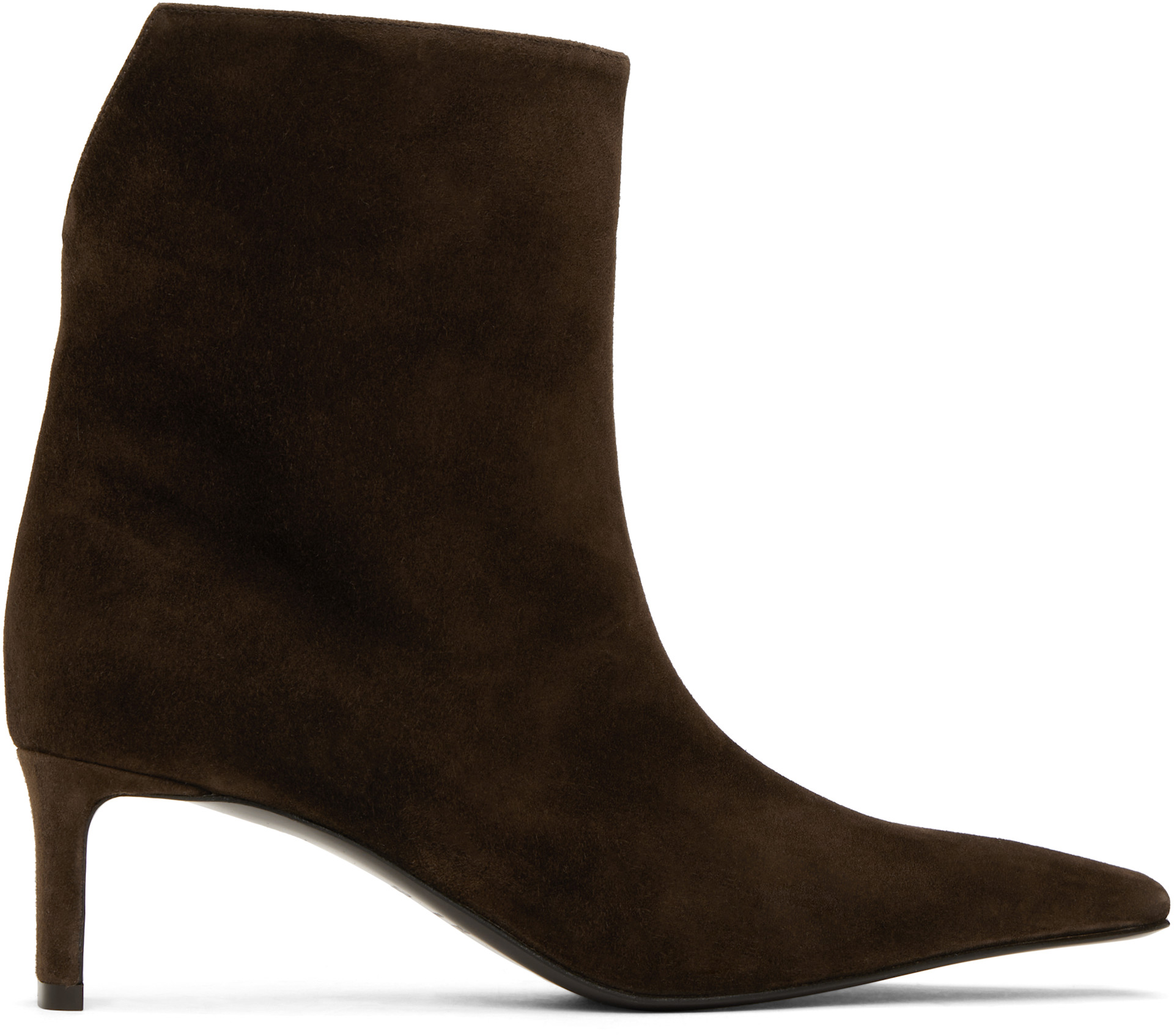 KHAITE - Bottines Ona brunes