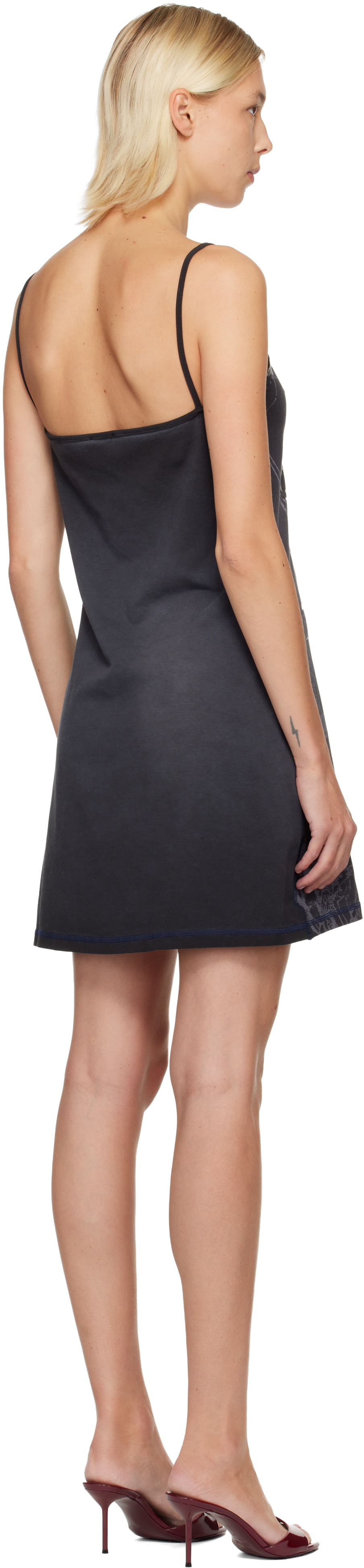 Diesel - Robe courte Longy grise