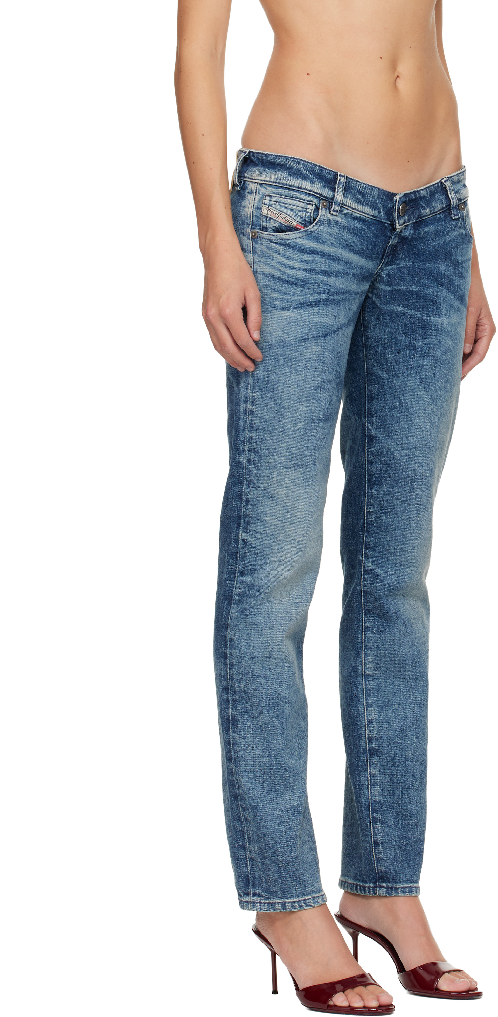 Diesel - Jean Waisty bleu