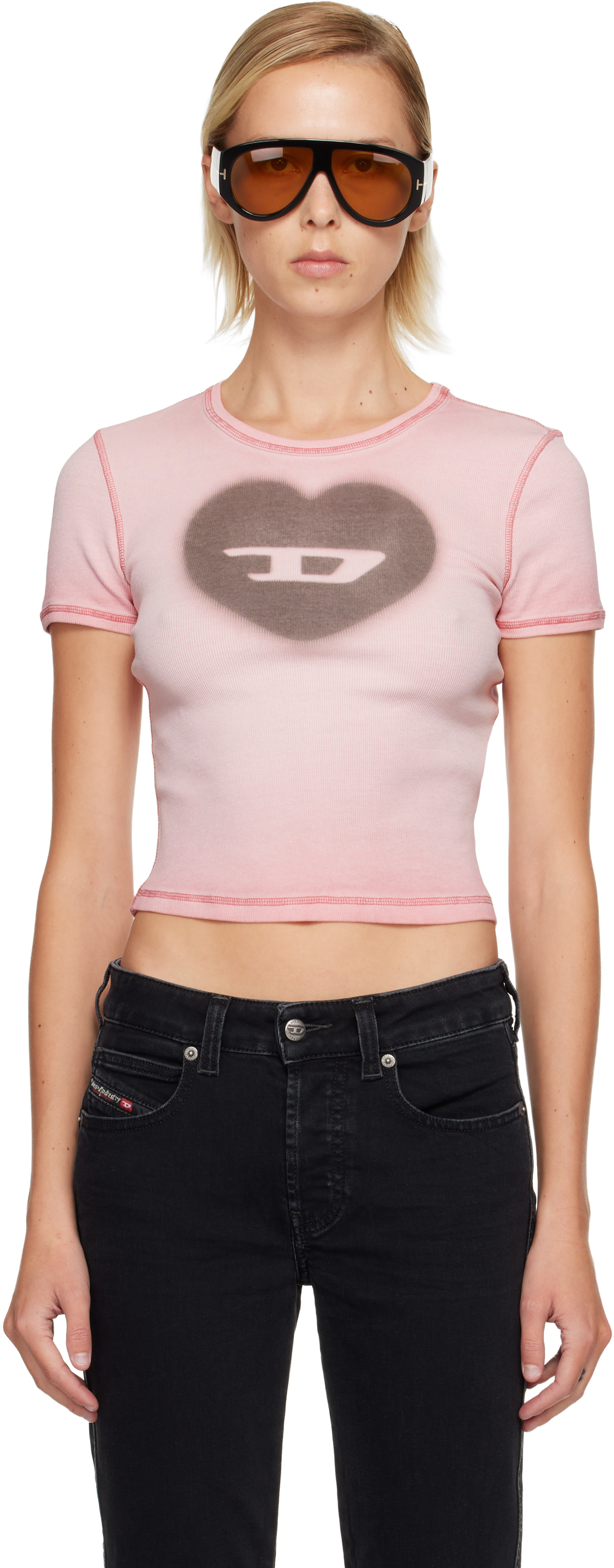 Diesel - T-shirt Ele noir