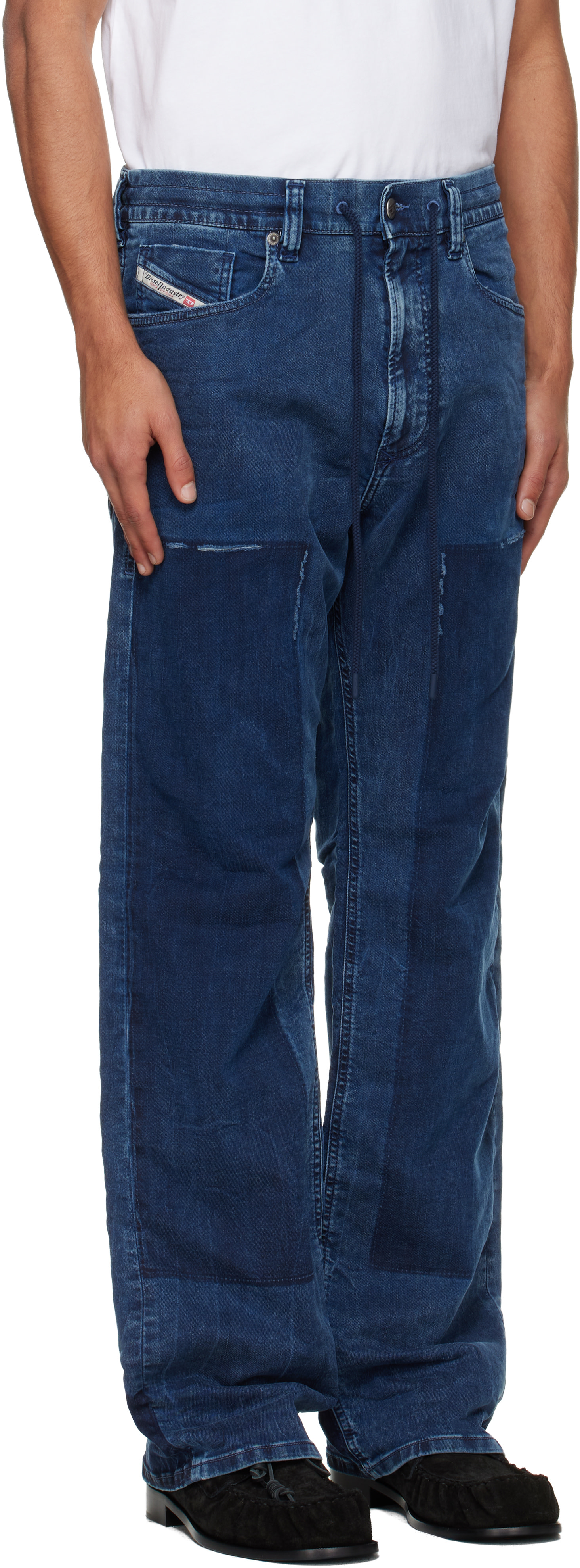 Diesel: Blue 2080 D-Reel Jogg Sweatpants | SSENSE Canada