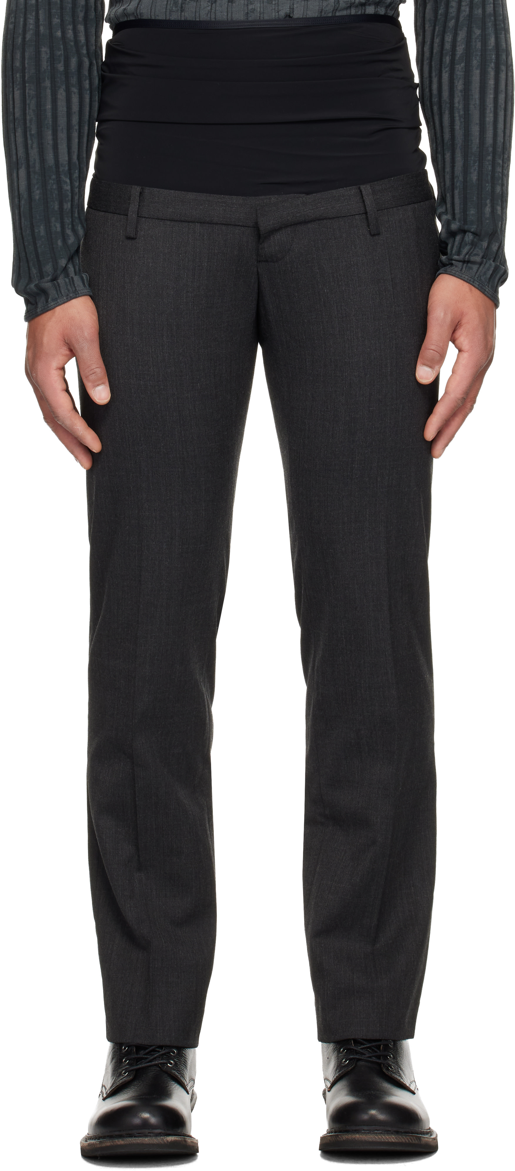 Diesel - Pantalon Aurel-1 gris
