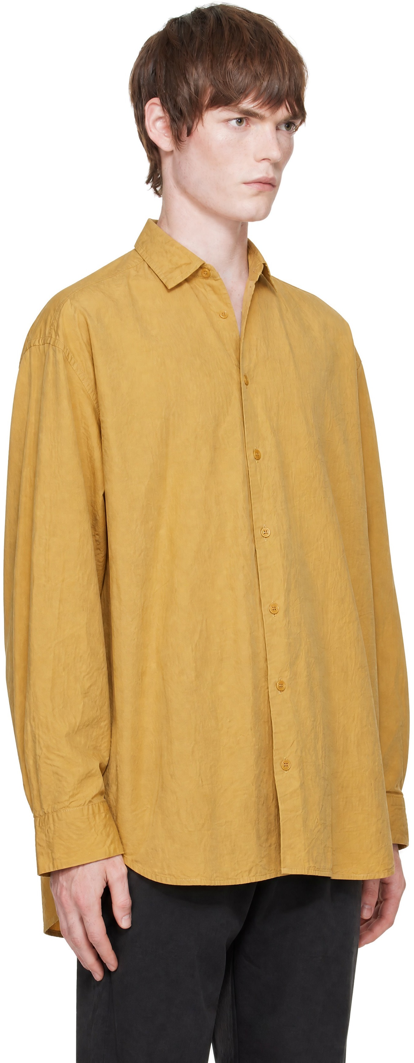 CASEY CASEY - Yellow Hamnet Paper Cot Shirt