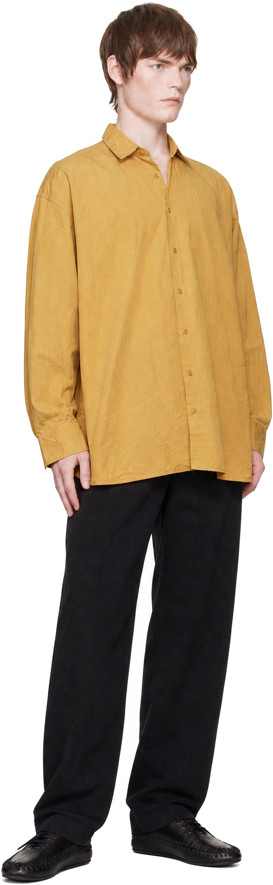 CASEY CASEY - Yellow Hamnet Paper Cot Shirt