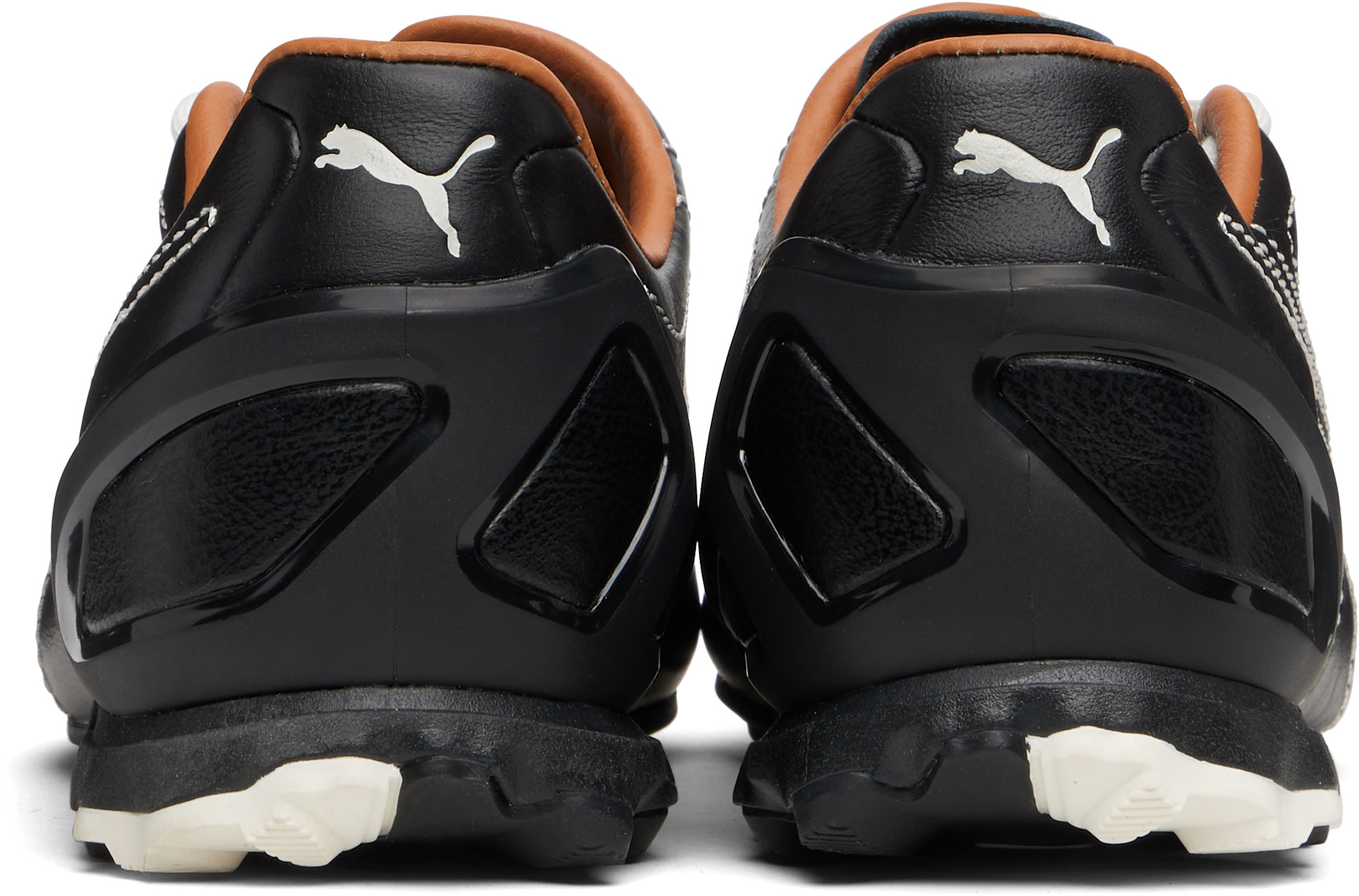 PUMA: SSENSE限定 ブラック V-S1 レザースニーカー | SSENSE 日本