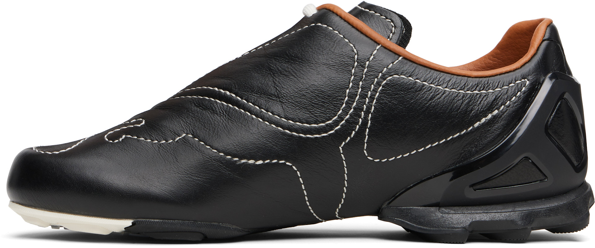 PUMA - SSENSE Exclusive Black V-S1 Leather Sneakers