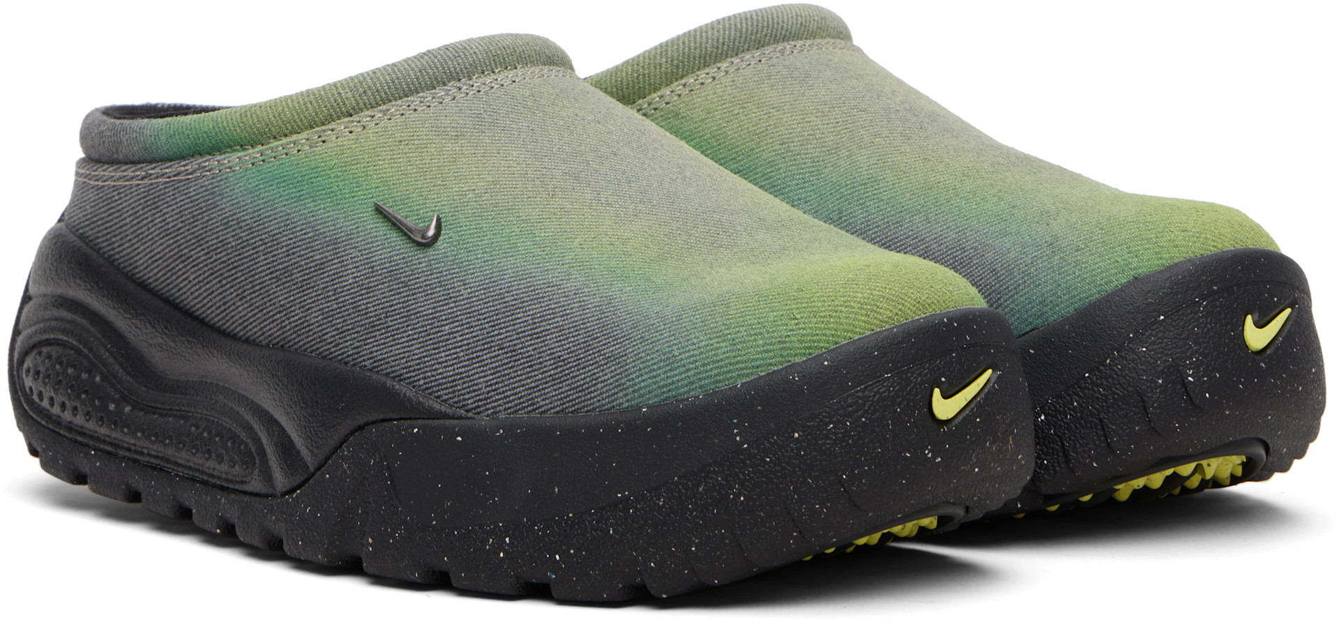 Nike: Green & Gray ACG Rufus Loafers | SSENSE Germany