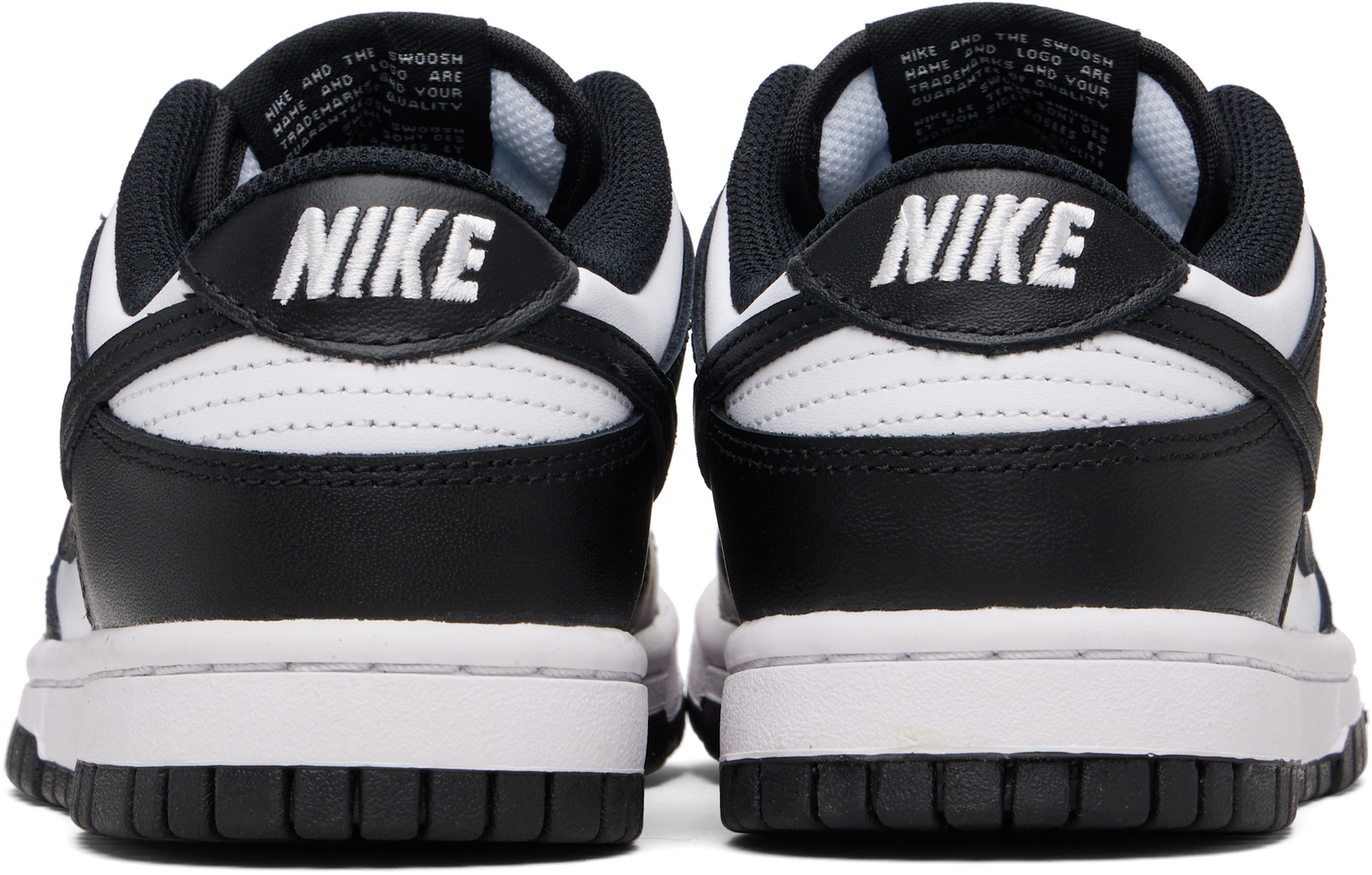 Nike - Baskets basses Dunk blanc et noir