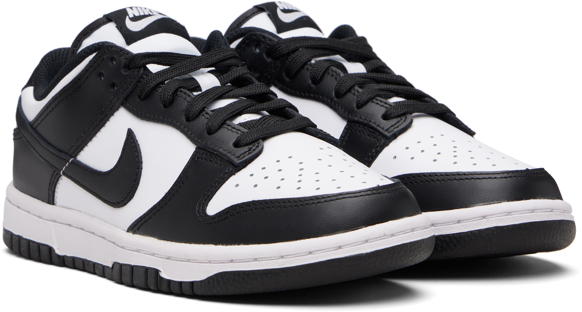 Nike - Baskets basses Dunk blanc et noir