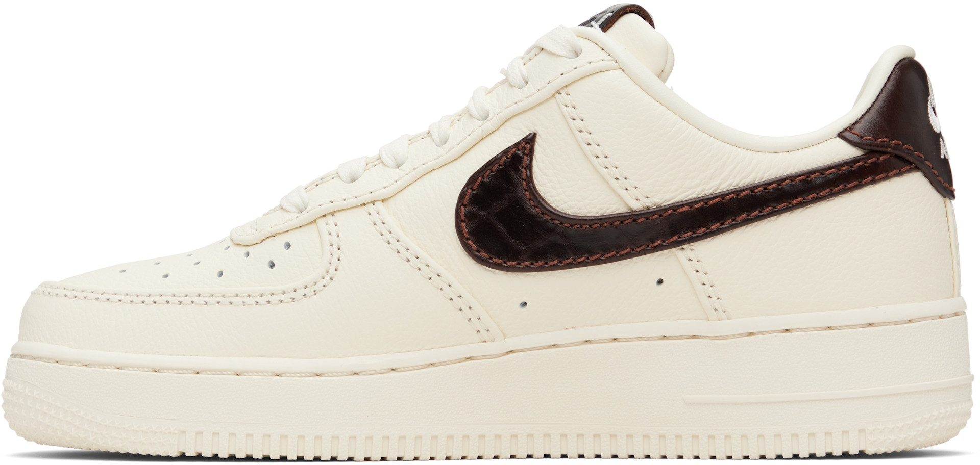 Nike - Baskets Air Force 1 '07 blanc cassé