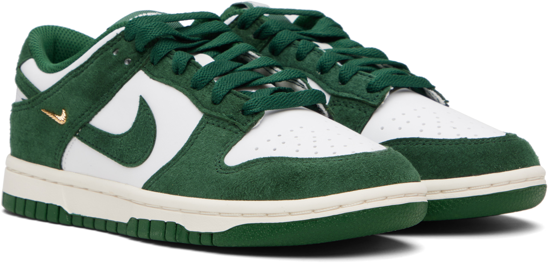 NIKE ホワイト/グリーン　特別価格 Low Dunk Nike DUNK ORANGE（ナイキ GREEN-WHITE-TOTAL WHITE/TEAM (GS) LOW スケートボード