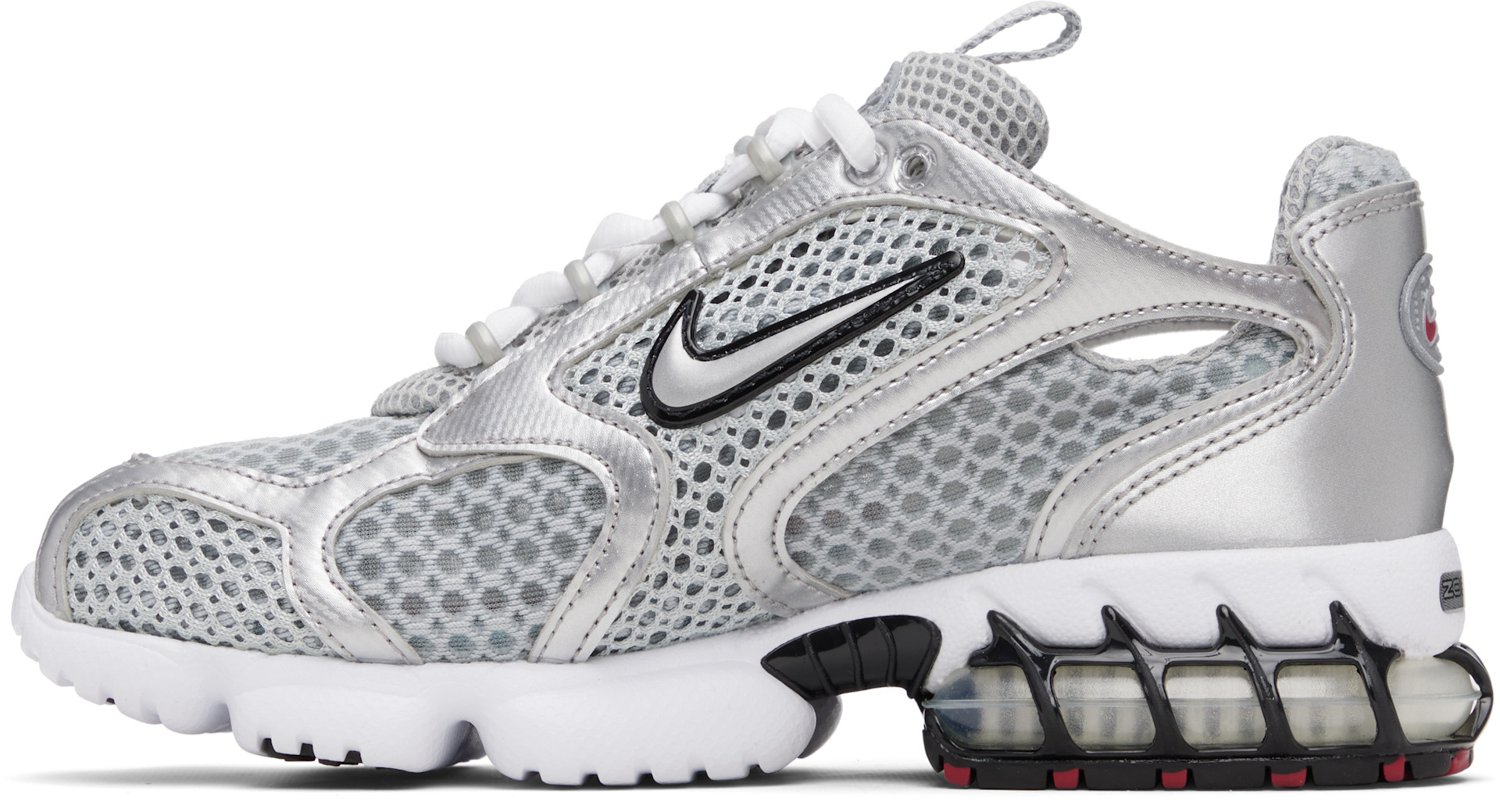 Nike - Baskets Air Zoom Spiridon Cage 2 argentées