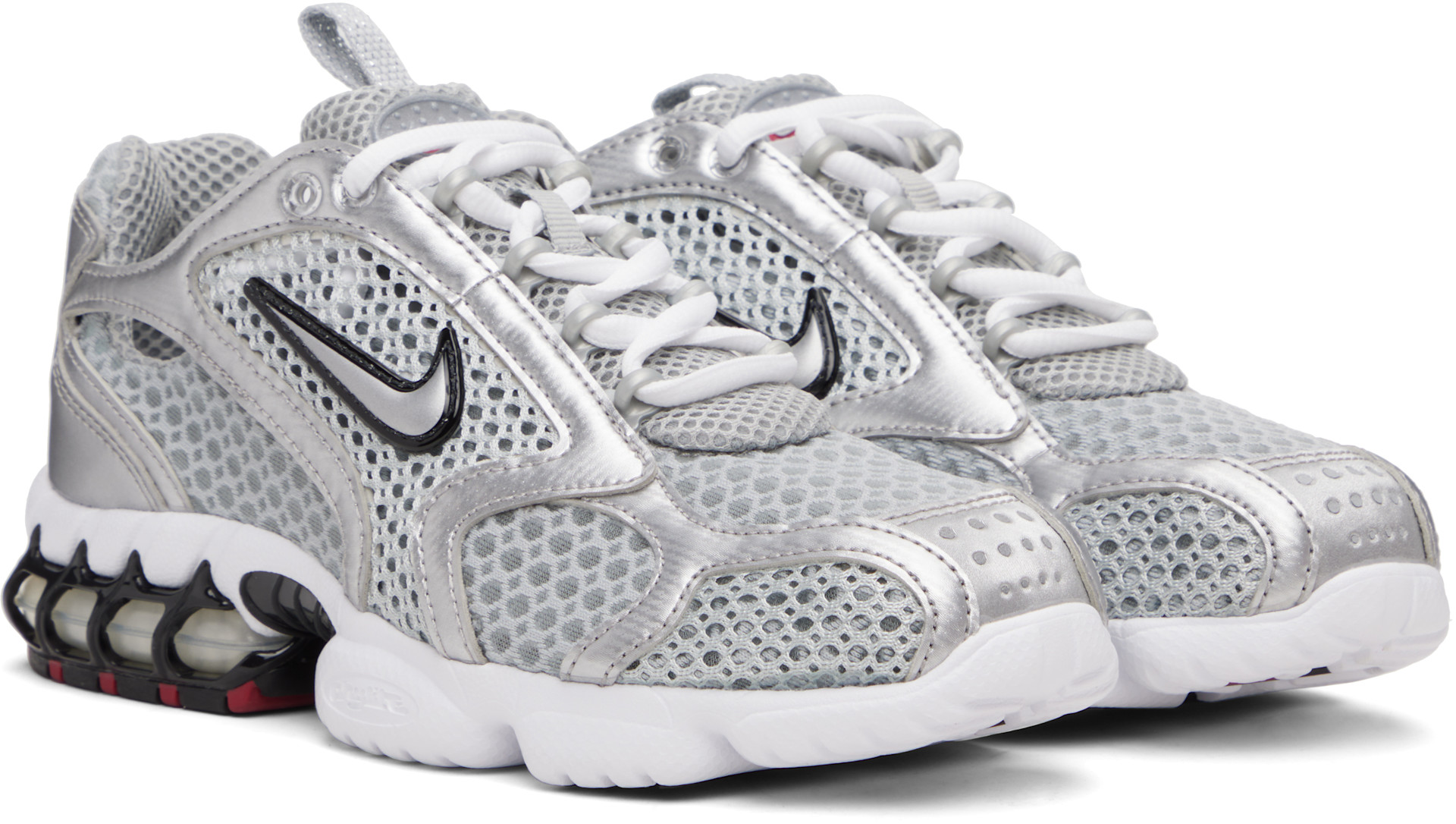 Nike - Baskets Air Zoom Spiridon Cage 2 argentées