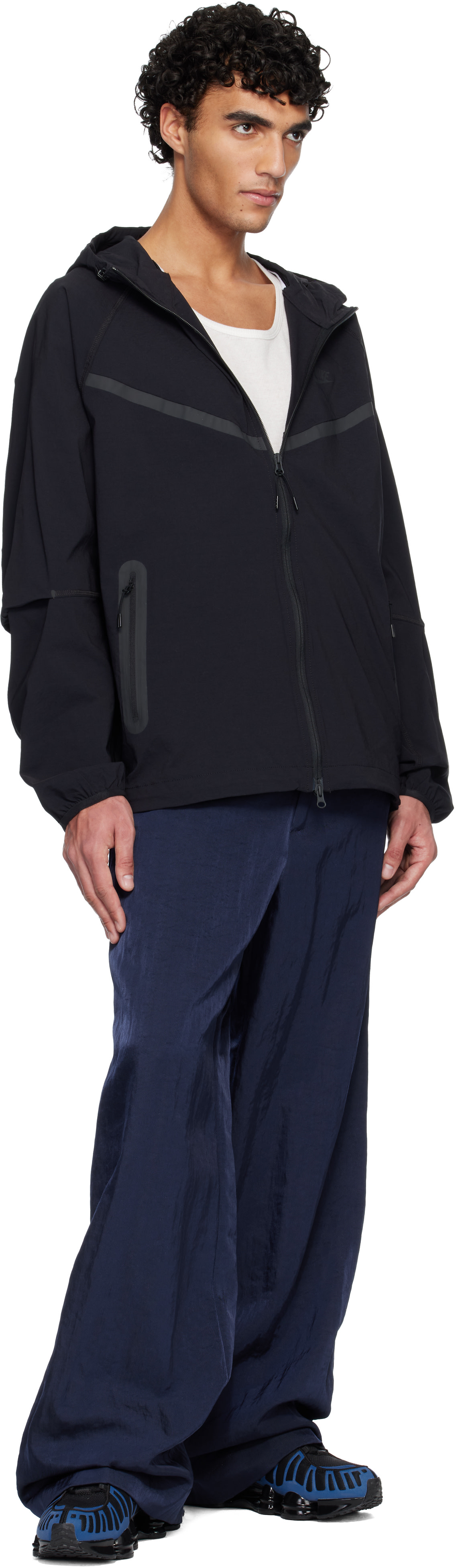 Nike: Black Nike Tech Woven Jacket | SSENSE Canada Nike: Black Nike Tech Woven Jacket | SSENSE Canada