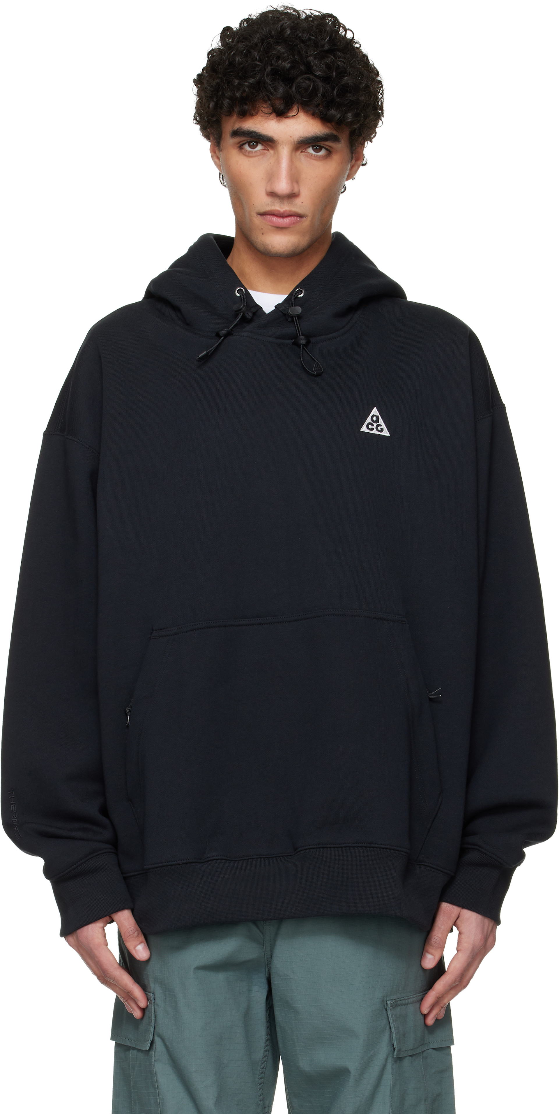 Nike: ブラック Nike ACG Tuff フリース フーディ | SSENSE 日本
