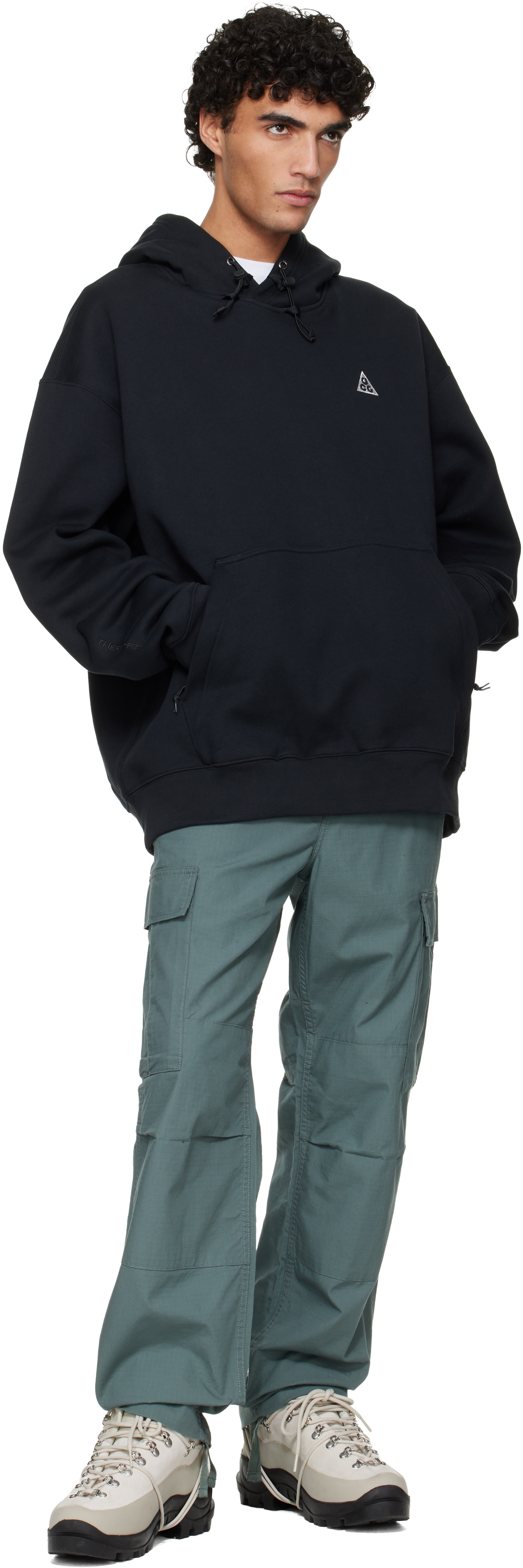 Nike: ブラック Nike ACG Tuff フリース フーディ | SSENSE 日本