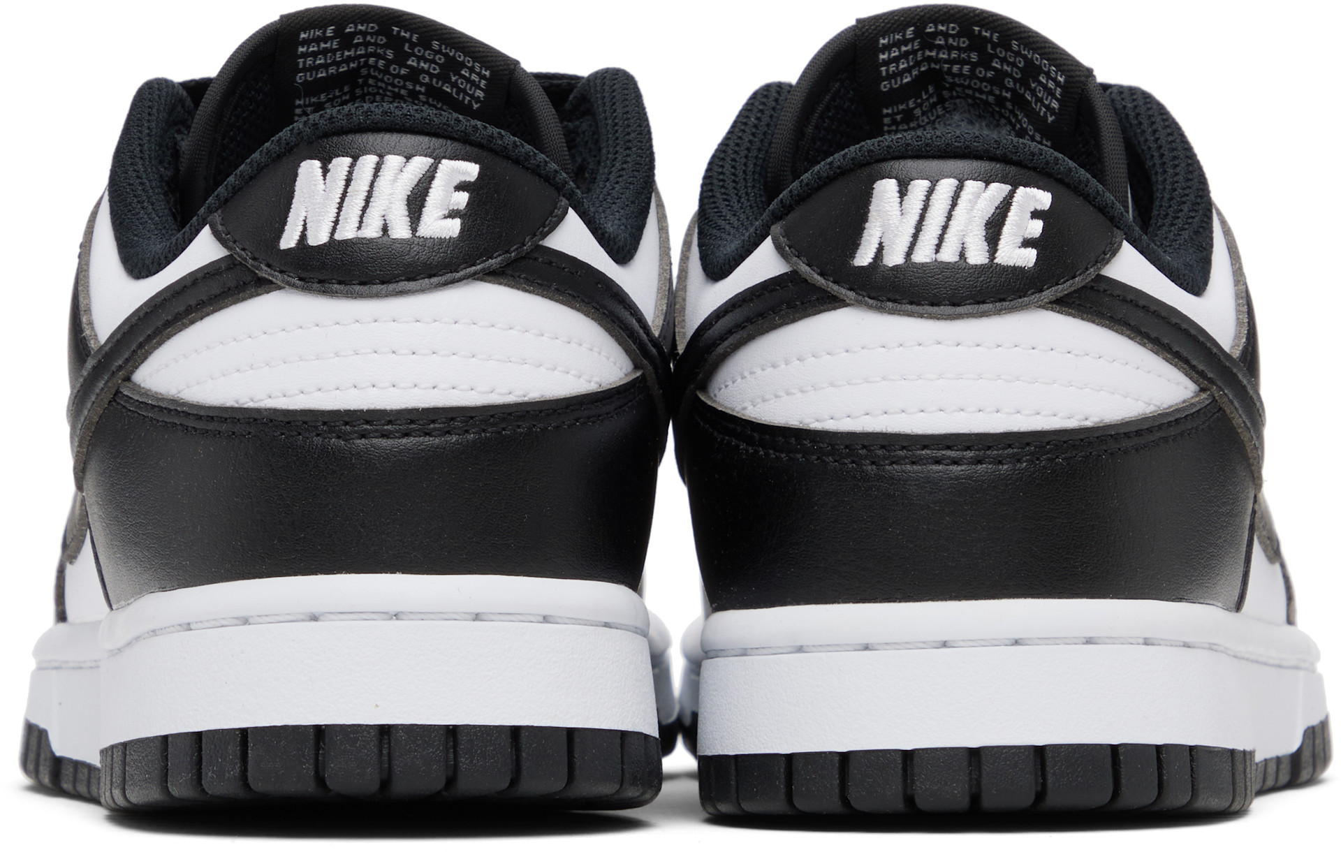 Nike: Black & White Dunk Low Retro Sneakers | SSENSE Argentina