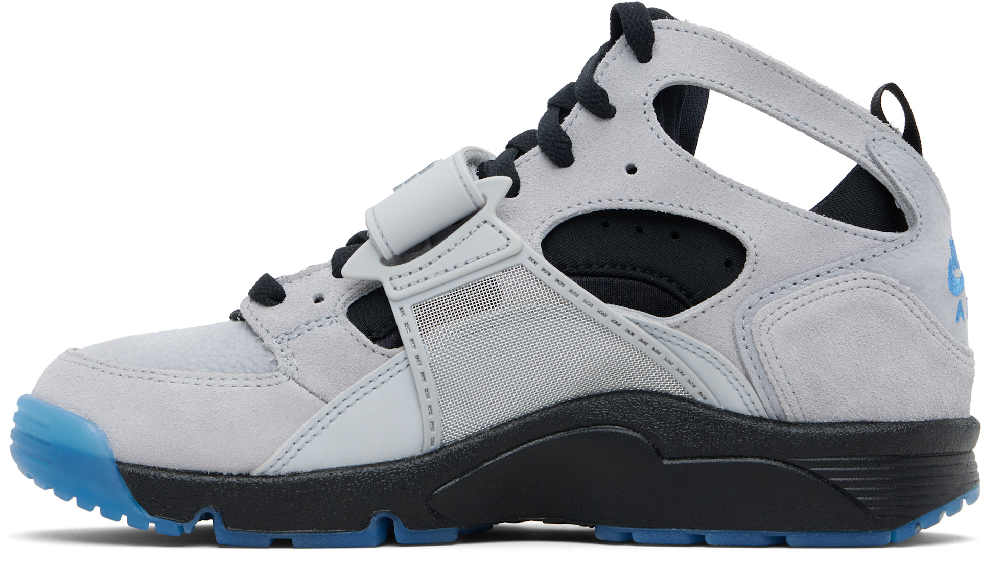 Nike: Gray Air Trainer Huarache Sneakers | SSENSE