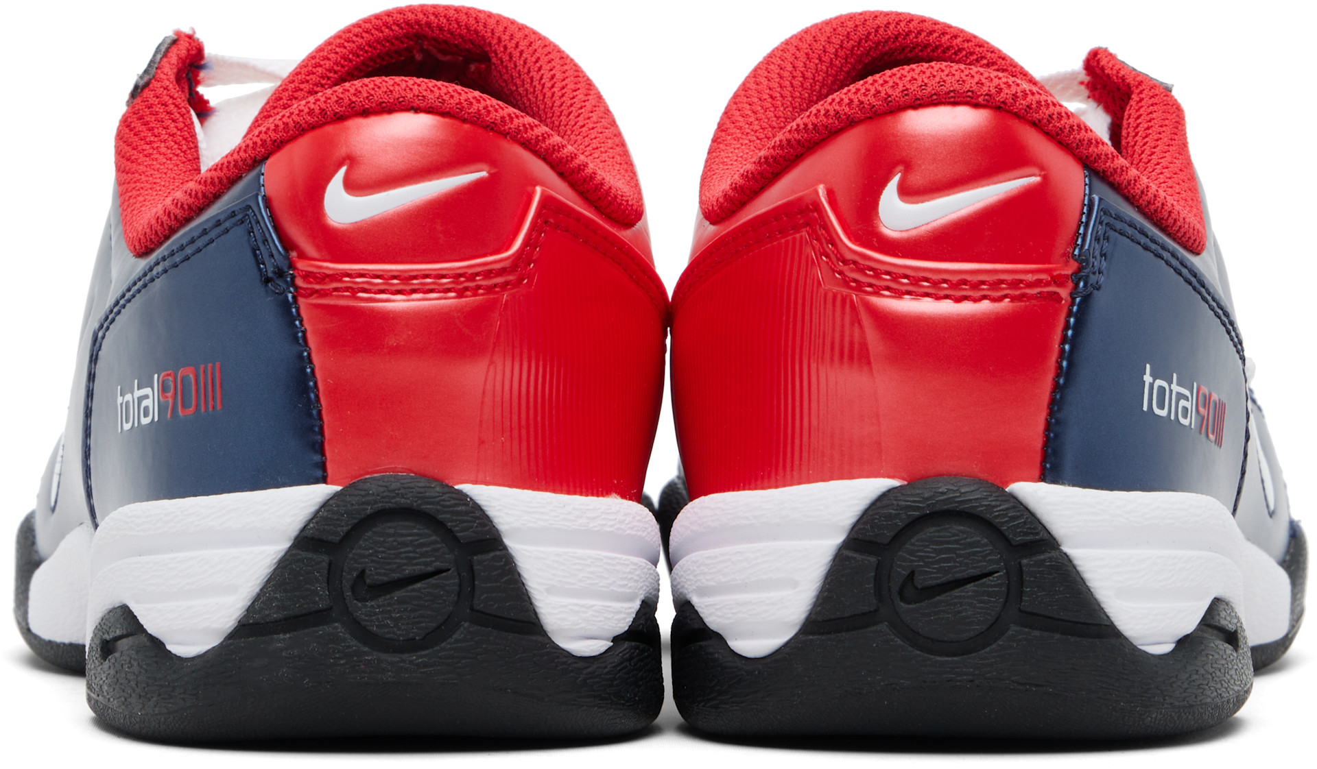 Nike: Navy & Red Total 90 Sneakers | SSENSE