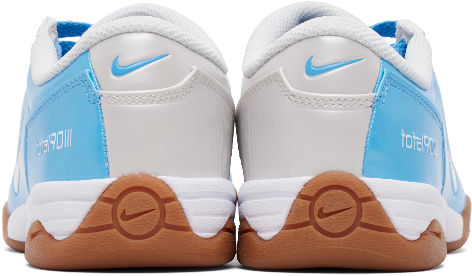 Nike - Baskets Total 90 gris et bleu