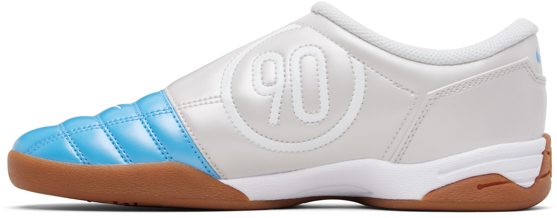 Nike - Baskets Total 90 gris et bleu